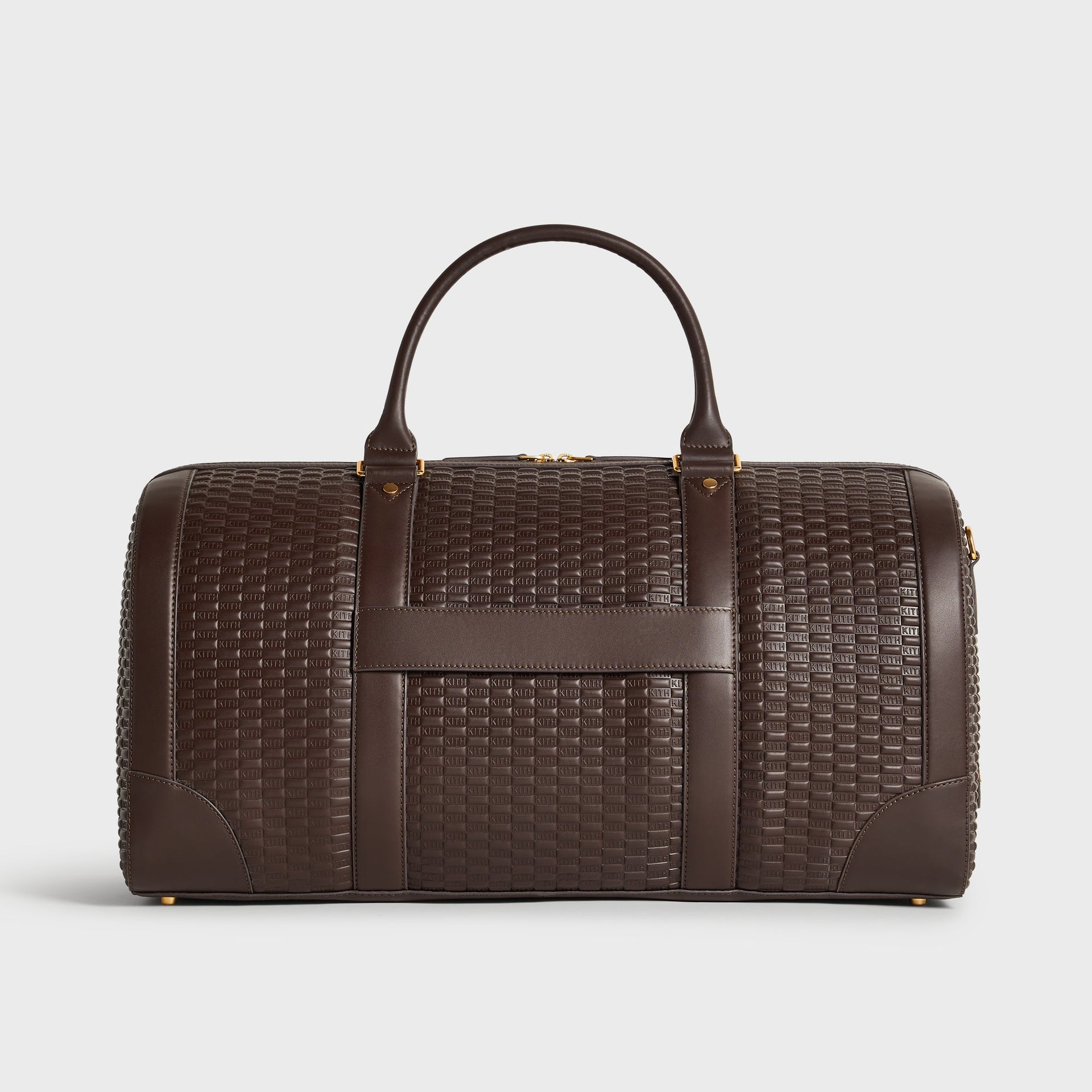 Kith Monogram Smooth Leather Traveler K55 Duffle Bag - Zoom
