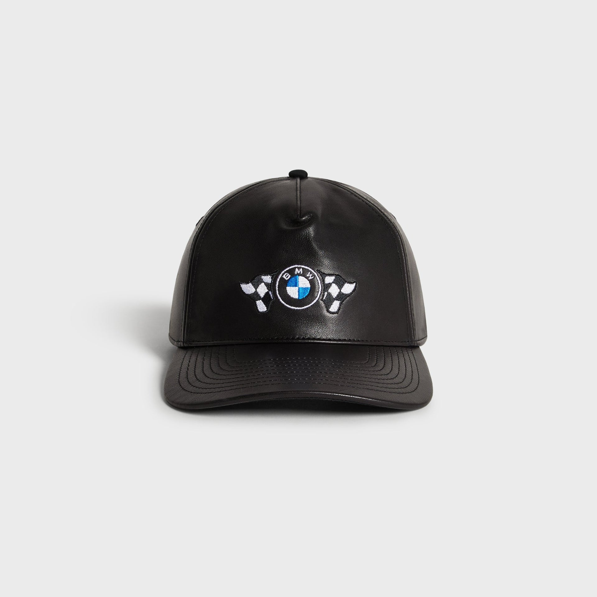 Kith for BMW Leather Bay Low Pinch Crown Cap - Black - PH