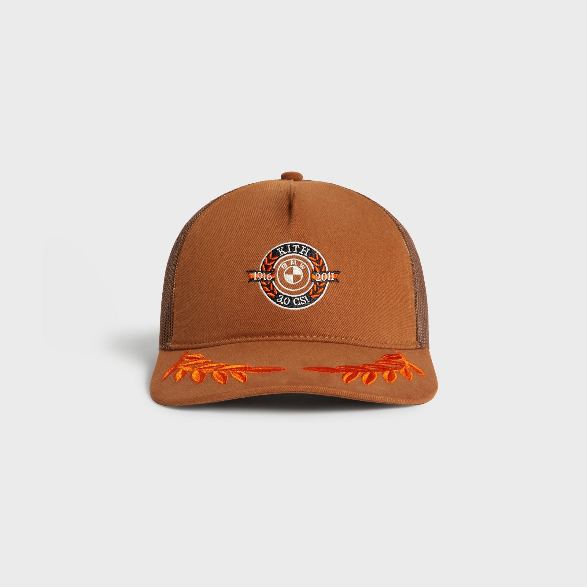 Kith for BMW Podium Brushed Twill Relaxed Trucker Cap - Desert - PH