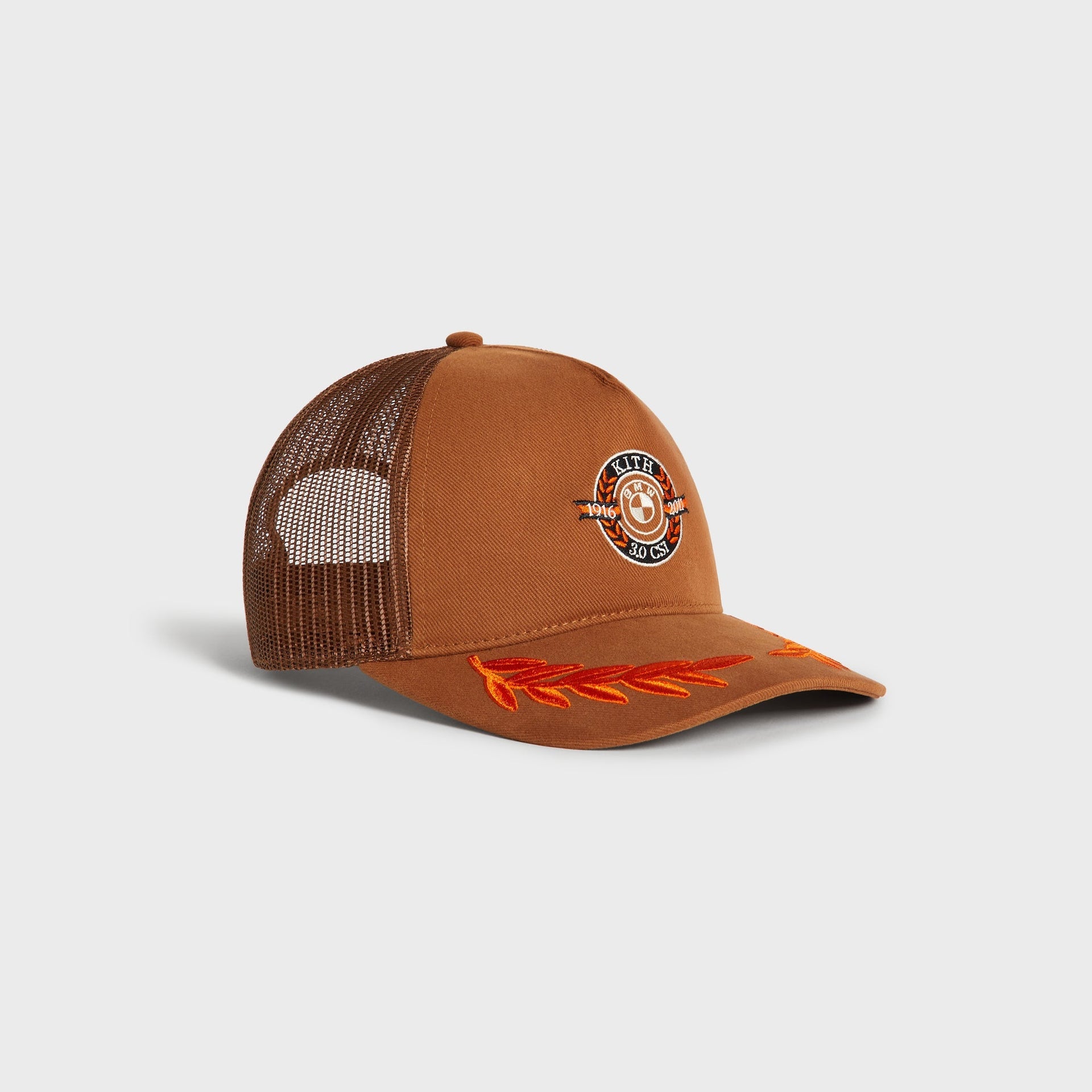 Kith for BMW Podium Brushed Twill Relaxed Trucker Cap - Desert - PH