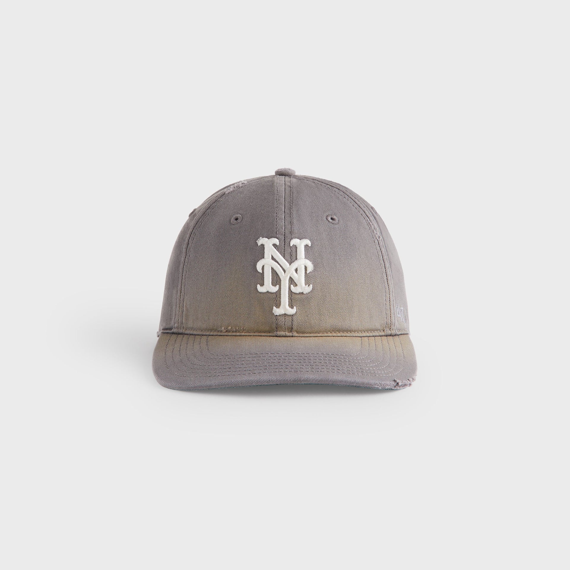 Kith & '47 for the MLB New York Mets Washed Franchise LS Cap - Concrete