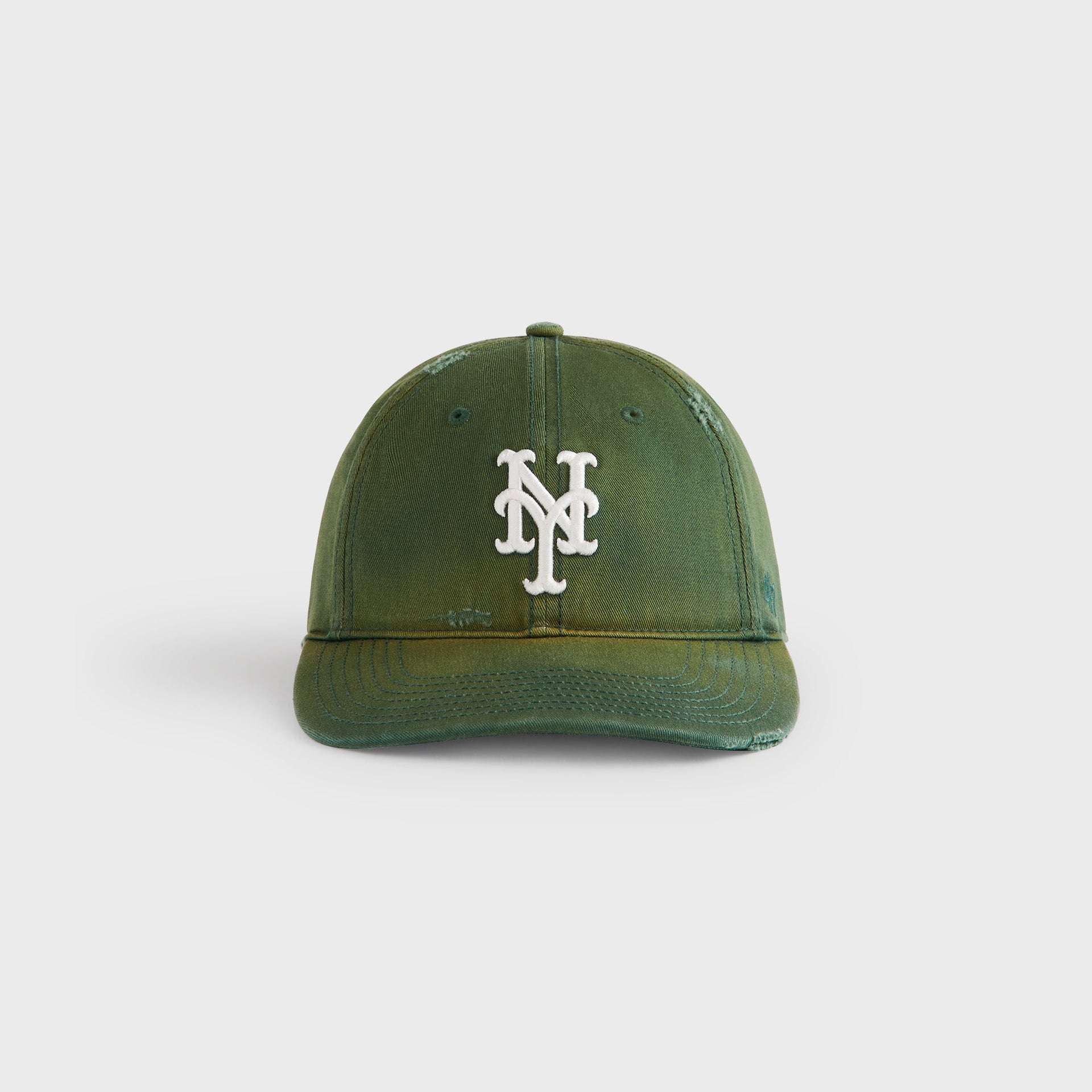 Kith & '47 for the MLB New York Mets Washed Franchise LS Cap - Conifer