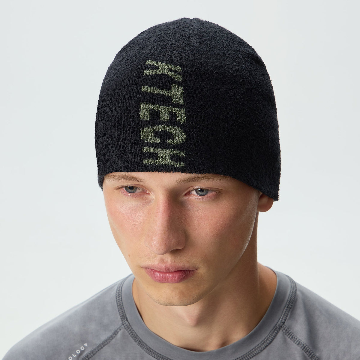 Kith Boucle Cuffless Beanie - Black