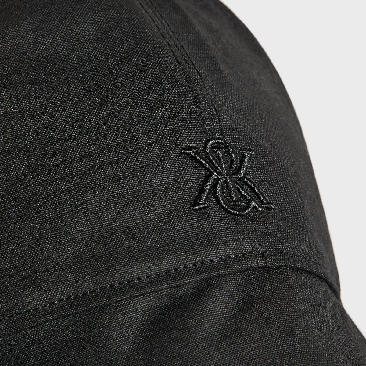 Kith Shearling Lined Waxed Canvas Trapper Hat - Black
