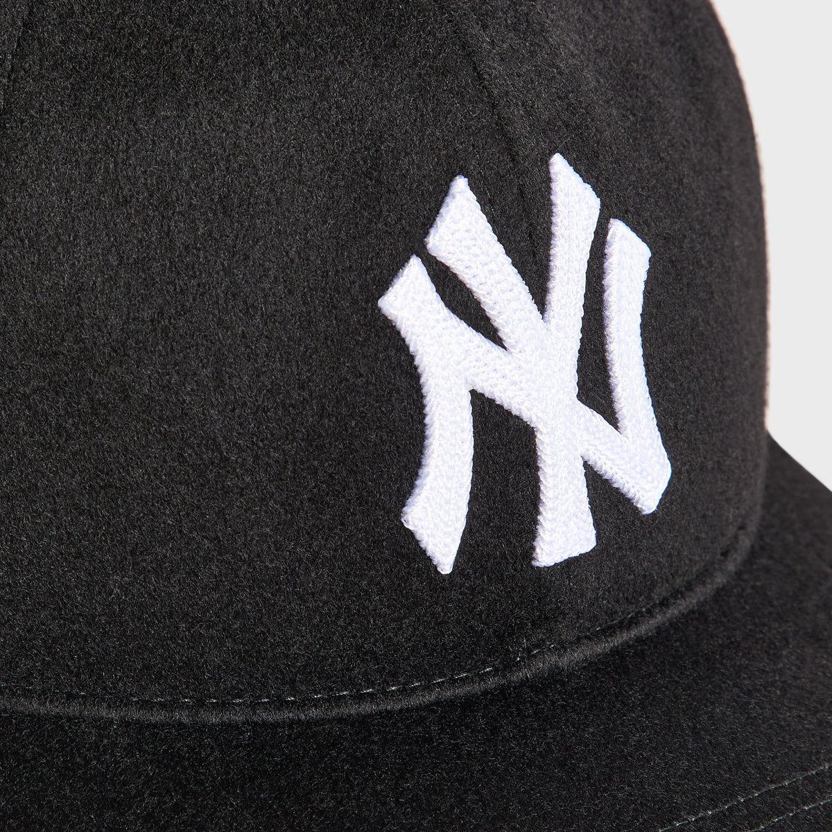 Giorgio Armani & Ronnie Fieg for '47 Wool Deconstructed Franchise LS Fitted Cap - Black