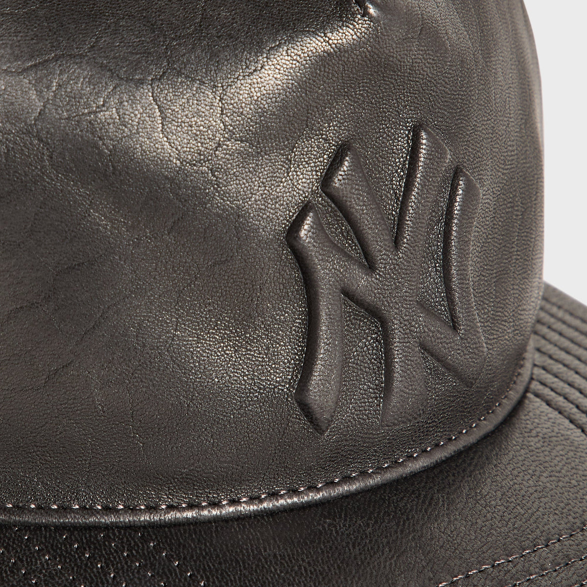 Giorgio Armani & Ronnie Fieg for '47 Soft Leather SL Hitch Cap - Black - PH