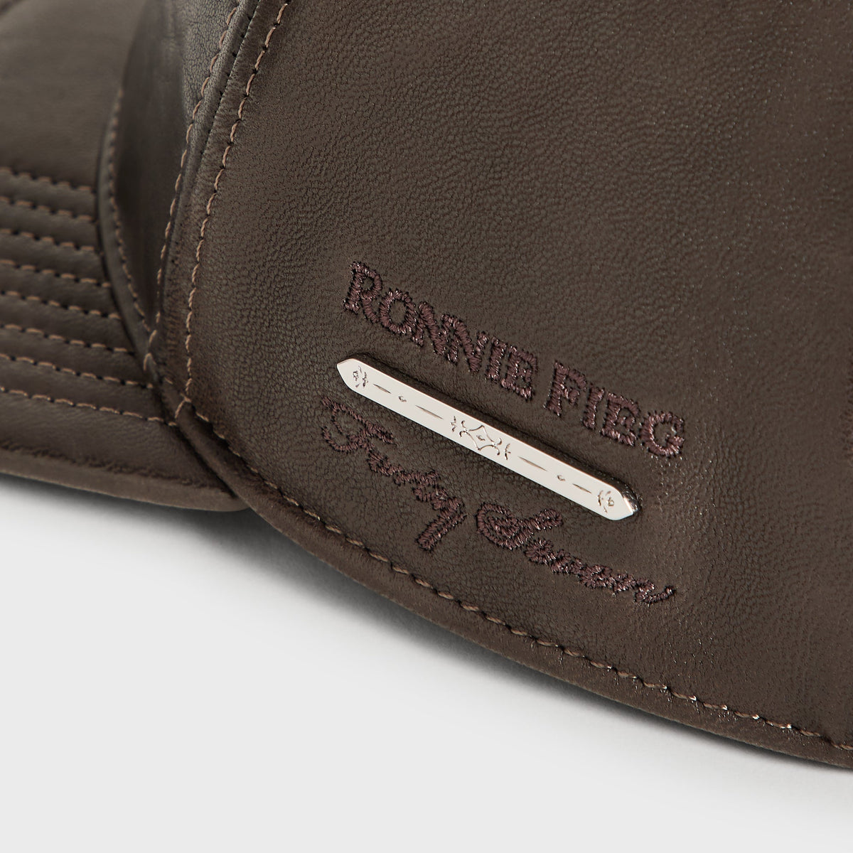 Giorgio Armani & Ronnie Fieg for '47 Soft Leather SL Hitch Cap - Cacao - PH
