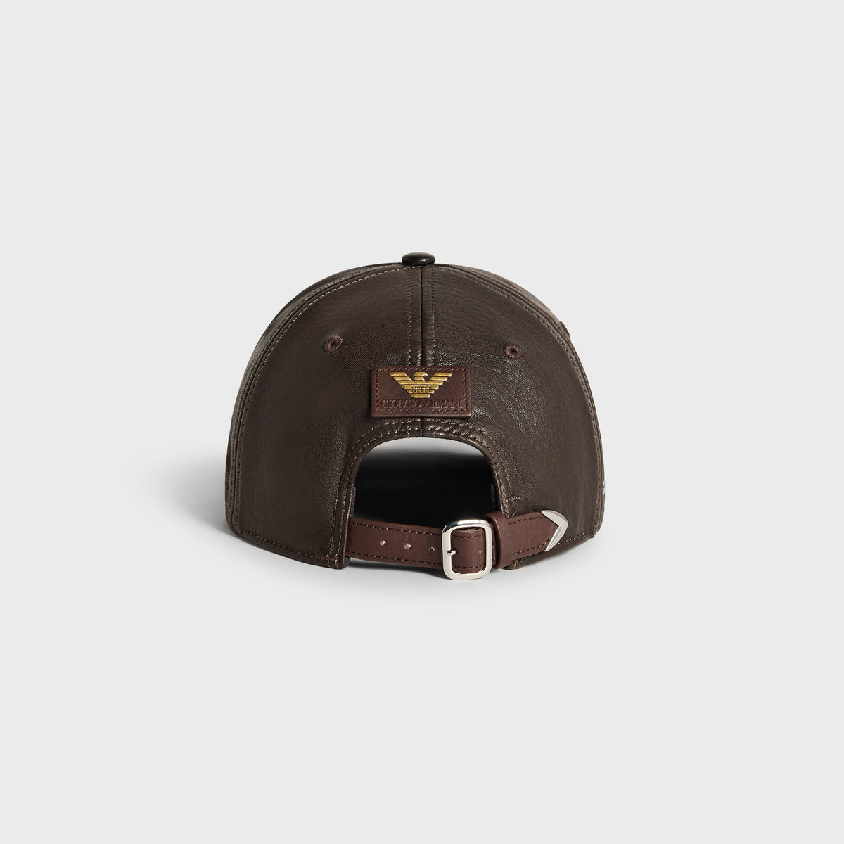 Giorgio Armani & Ronnie Fieg for '47 Soft Leather SL Hitch Cap - Cacao - PH