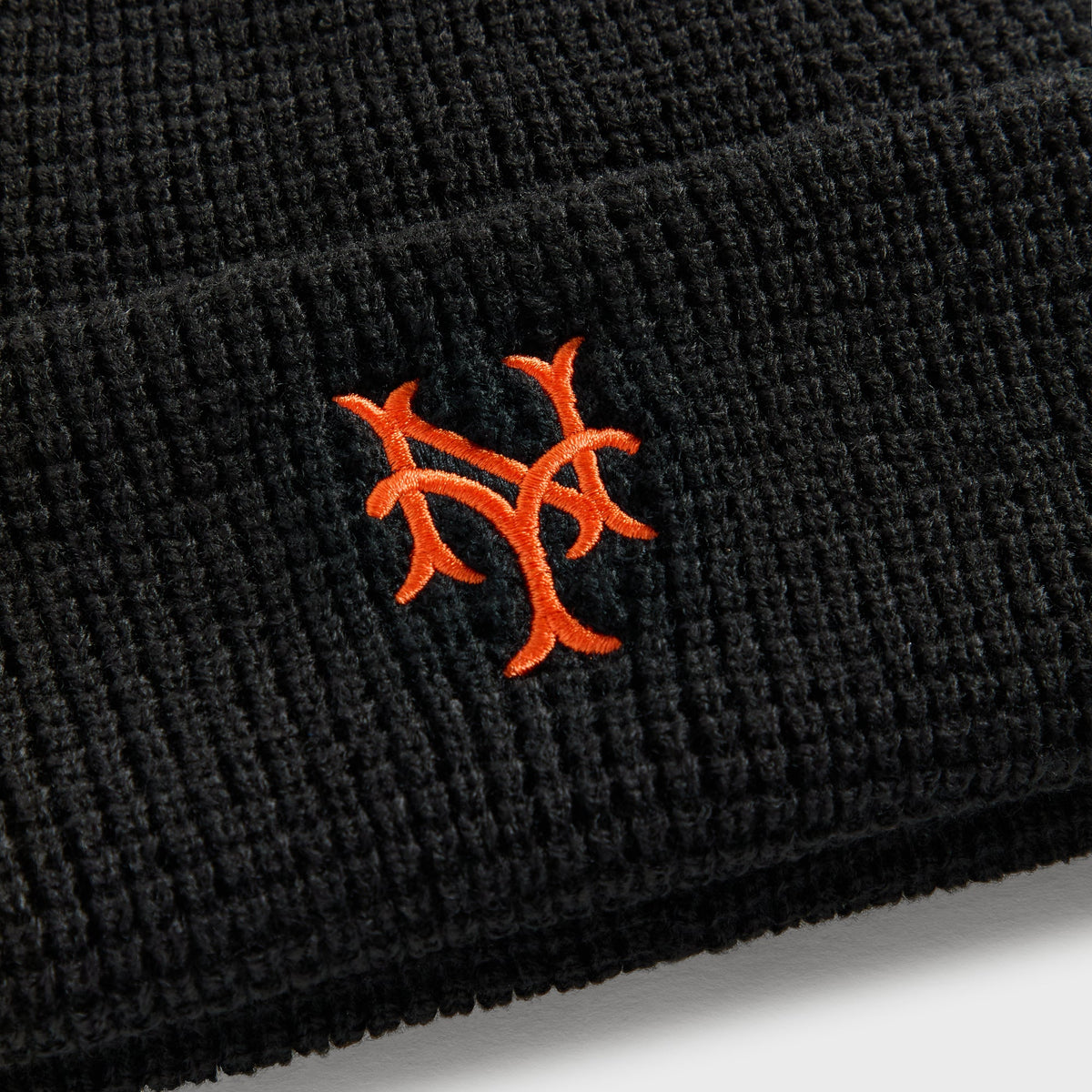 Kith & ‘47 for the New York Mets Waffle Knit Beanie - Black