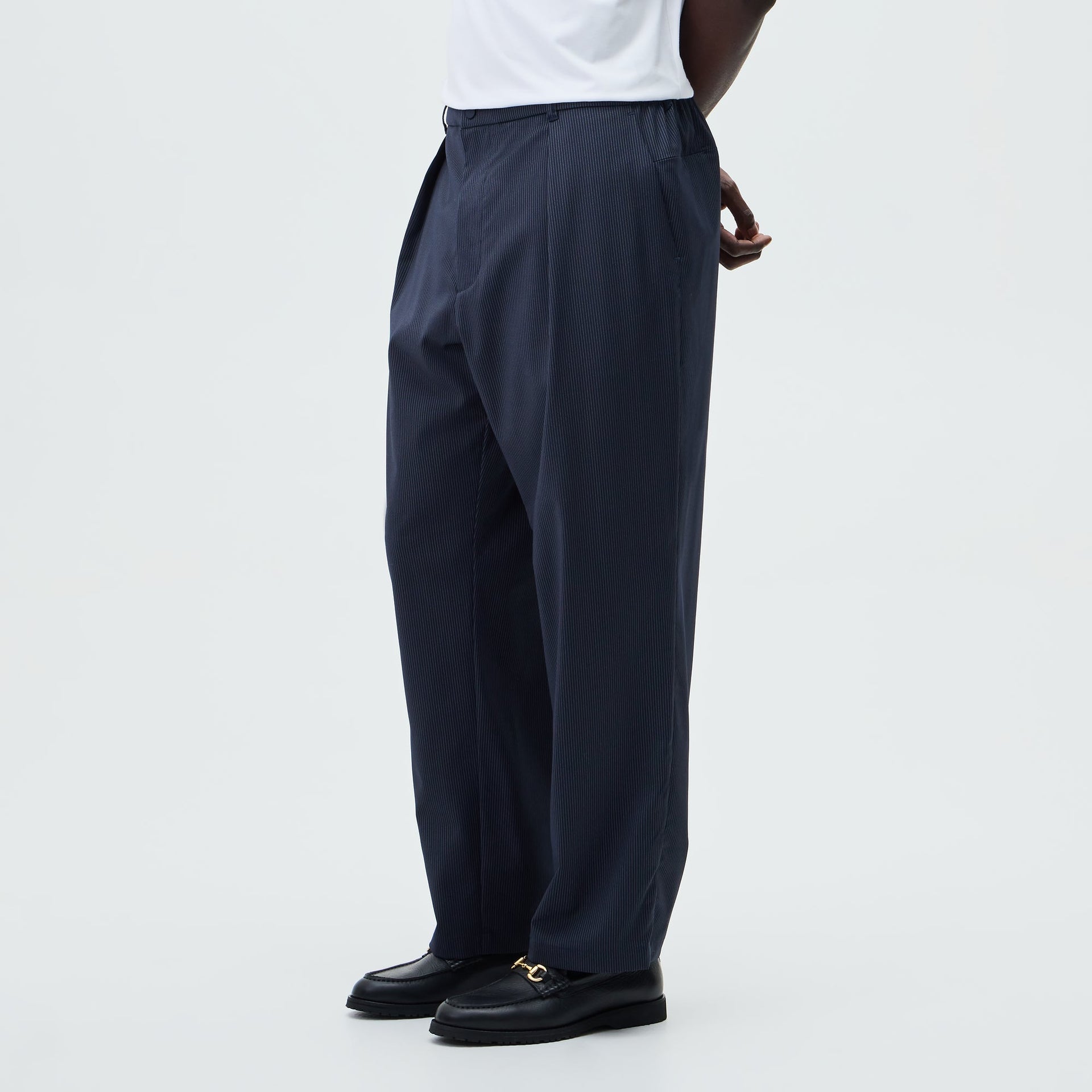 &Kin Tropical Wool Idris Pant - Nocturnal - PH