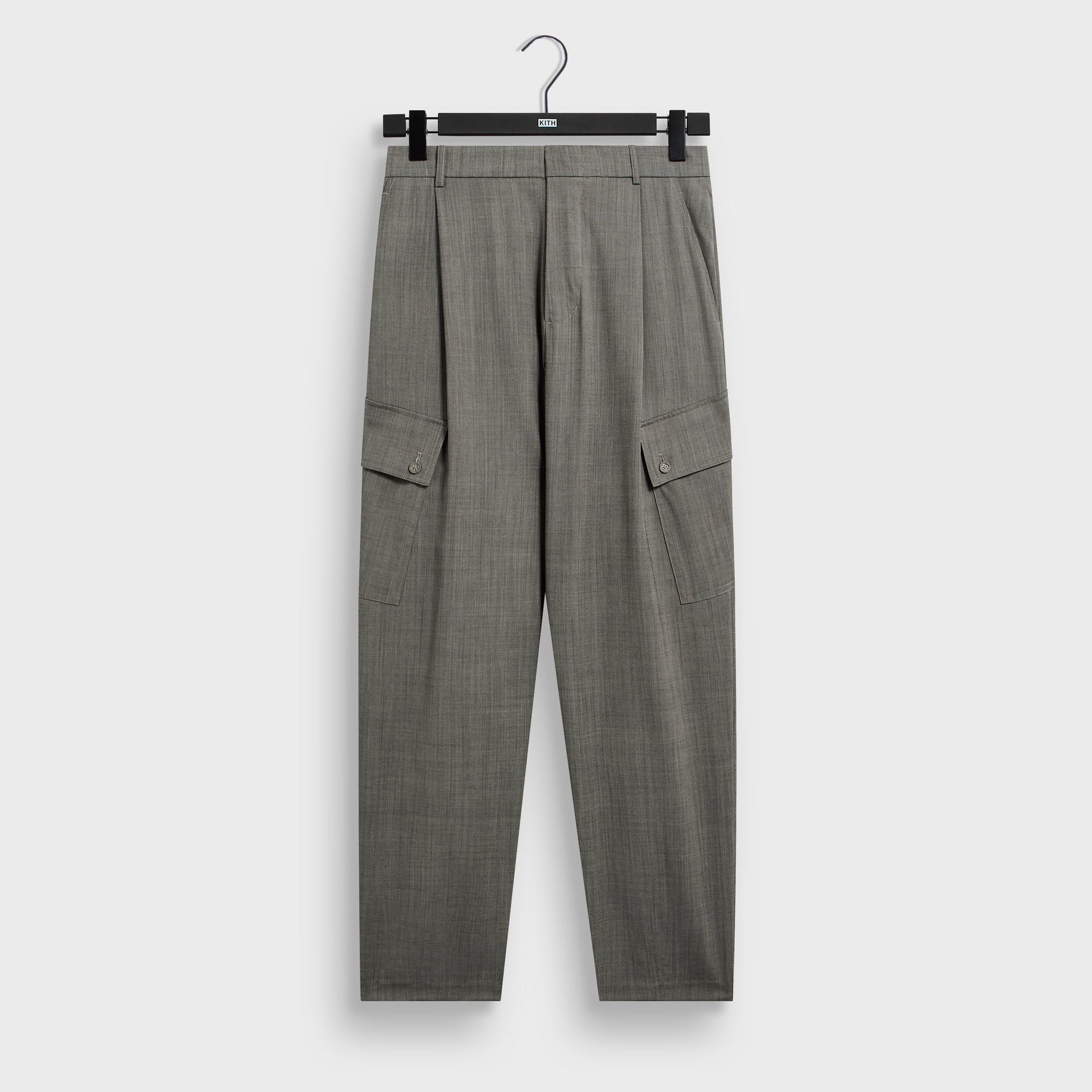 &Kin Tropical Wool Gibbs Pant - Grey Melange - PH