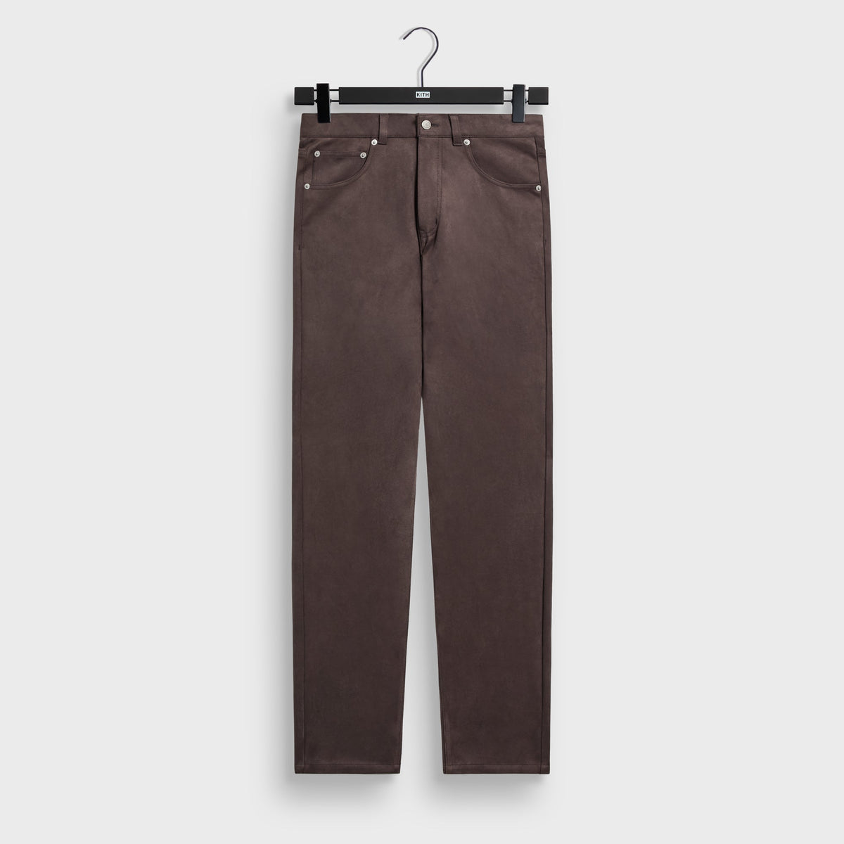 Kith Microsuede Bonded Flannel Webster Chill - Dark Ash - PH