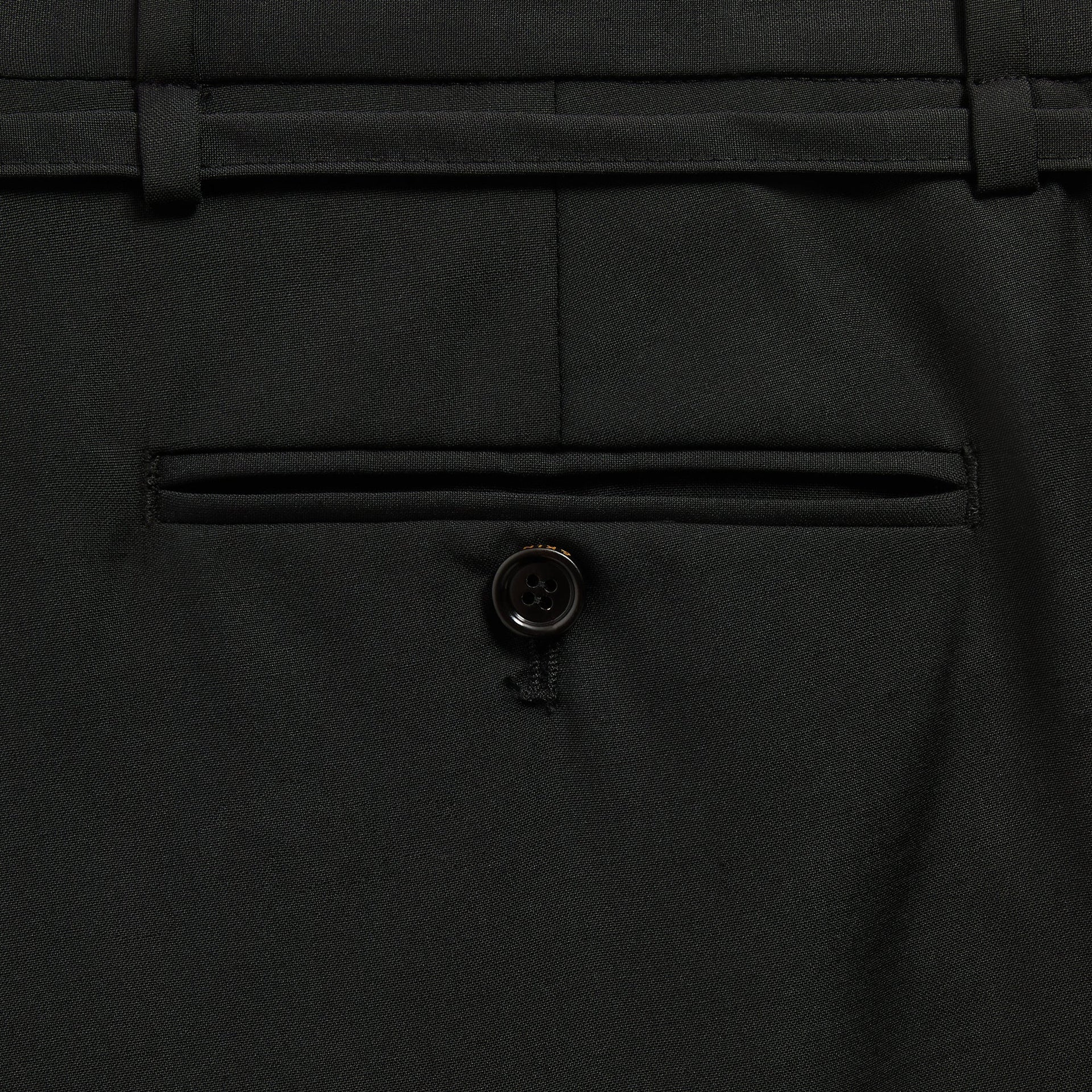 &Kin Tropical Wool Eli Pleated Trouser - Black - PH