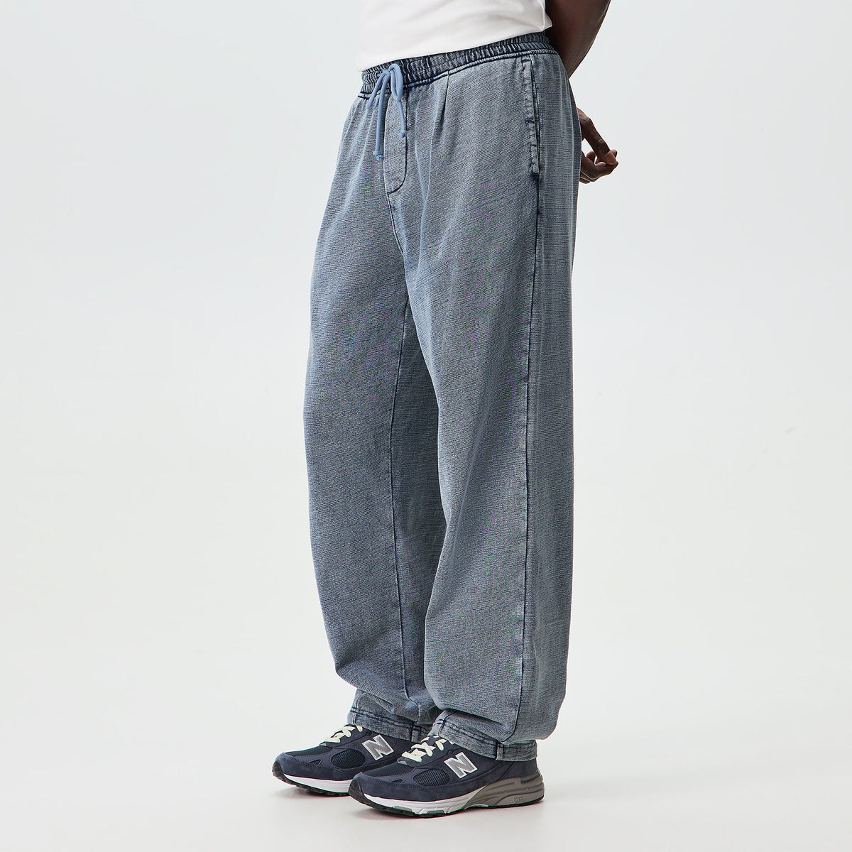 Kith Indigo Fleece Terrance Sweatpant - Light Indigo