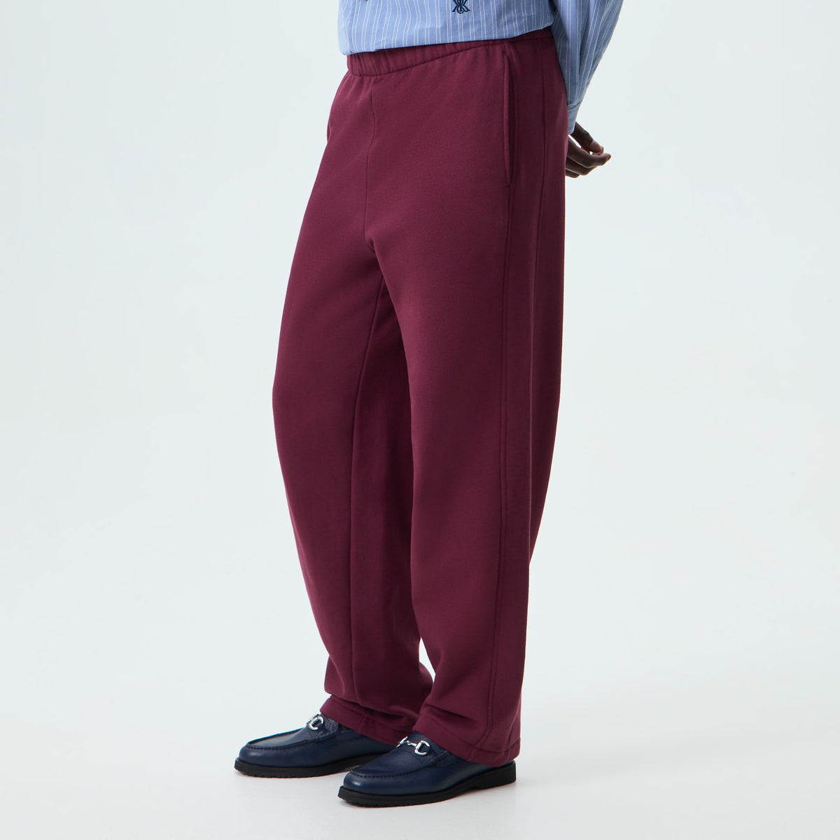 &Kin Pima Cotton Fleece Matthias Track Pant - Magma