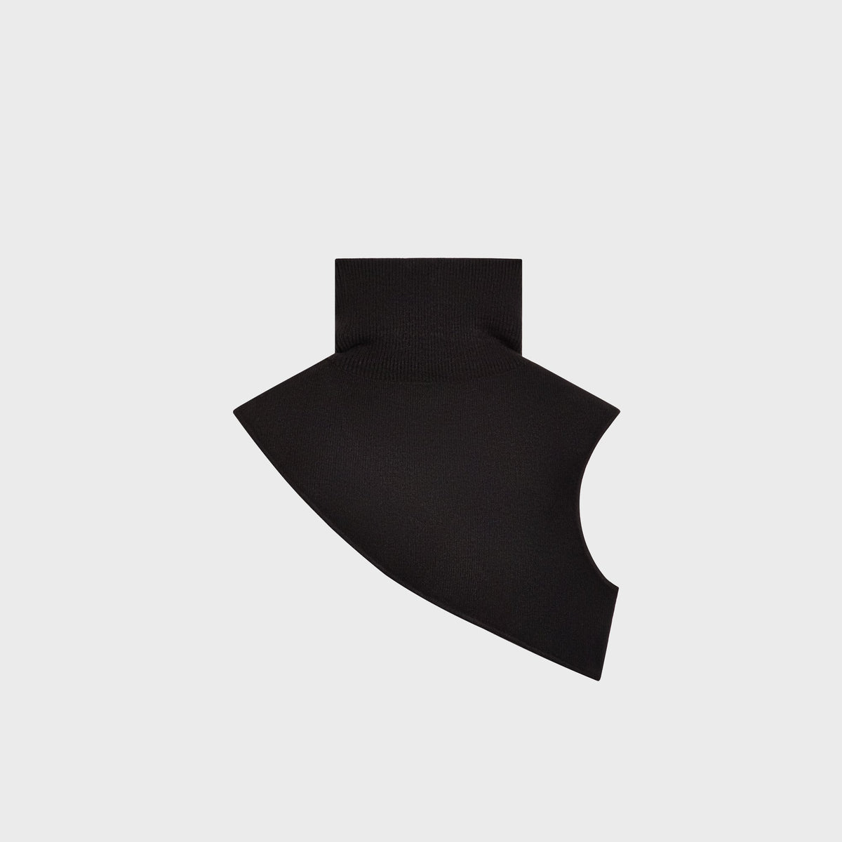 Kith Soft Rib Knit Crossbody Neck Warmer - Black - PH