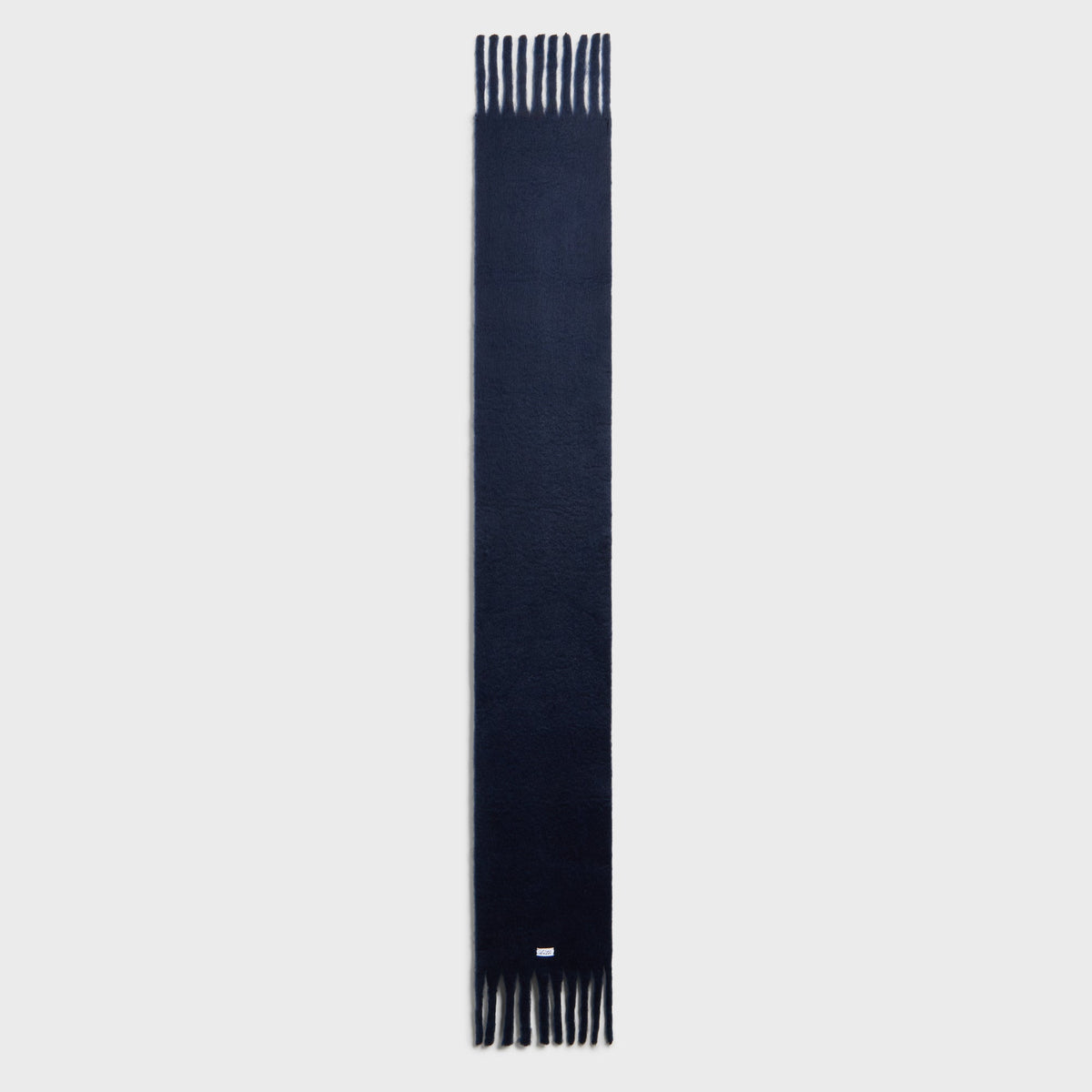 Kith Chunky Tassel Mohair Scarf - Nocturnal