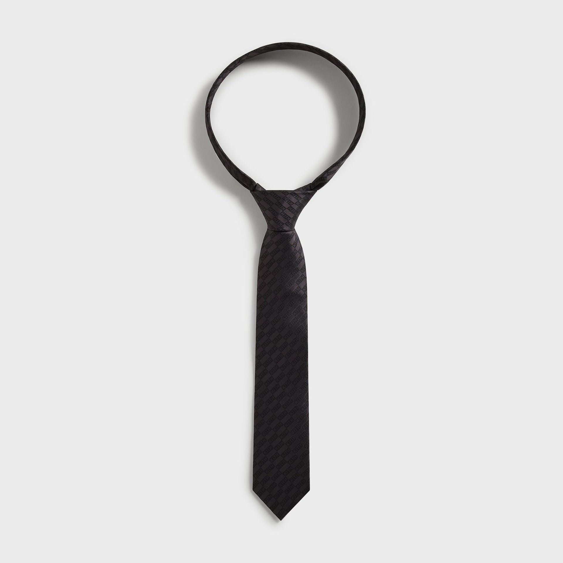 Kith Jacquard Classic Logo Tie - Black