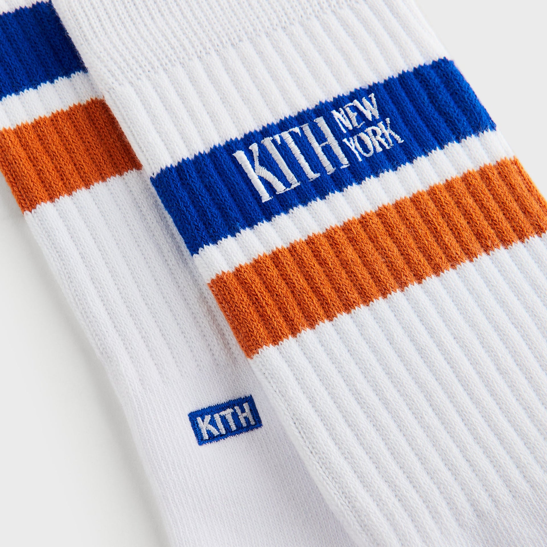 Kith Calf Stripe Socks - White