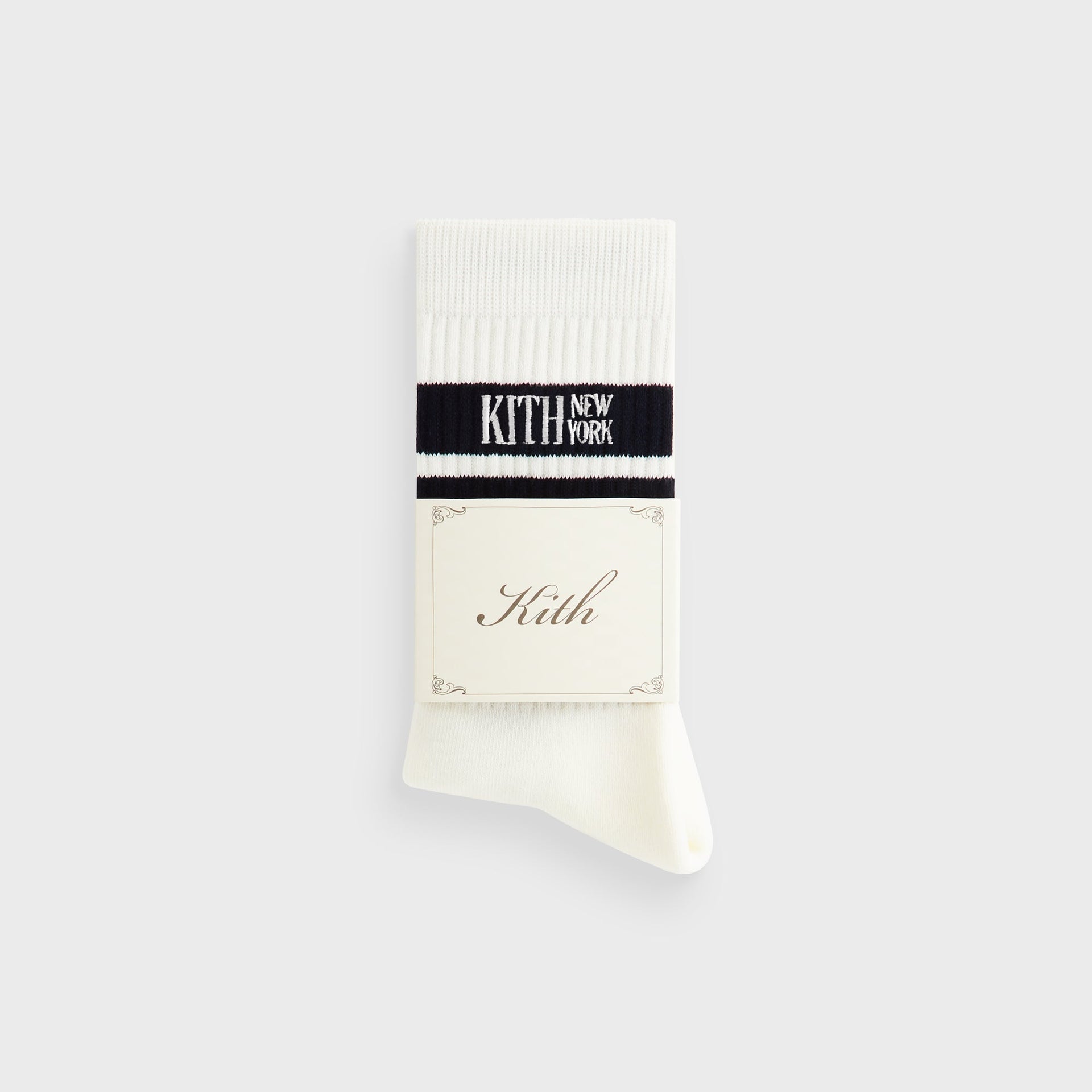 Kith Calf Stripe Socks - Silk