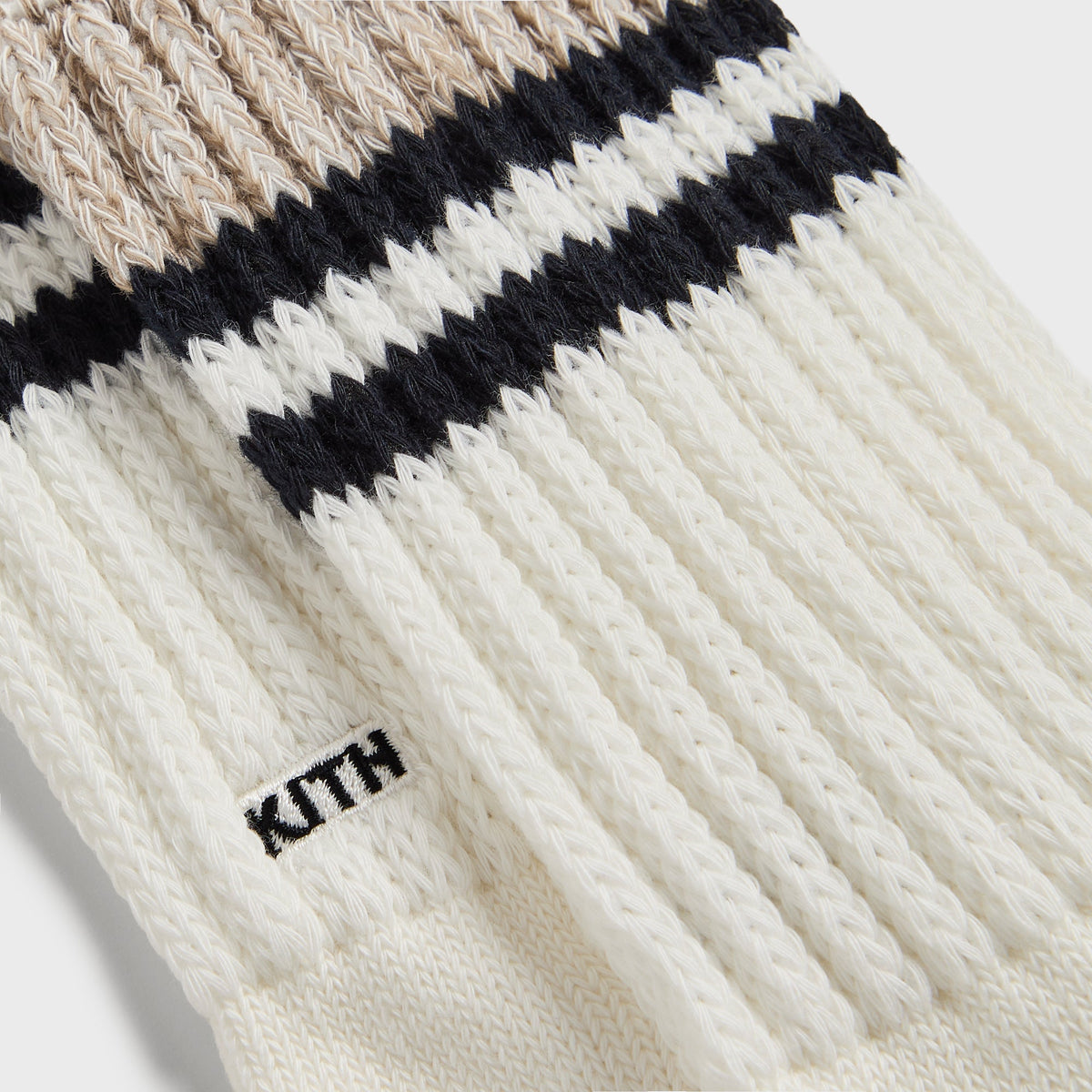 Kith Chunky Cotton Crew Socks - Sandrift