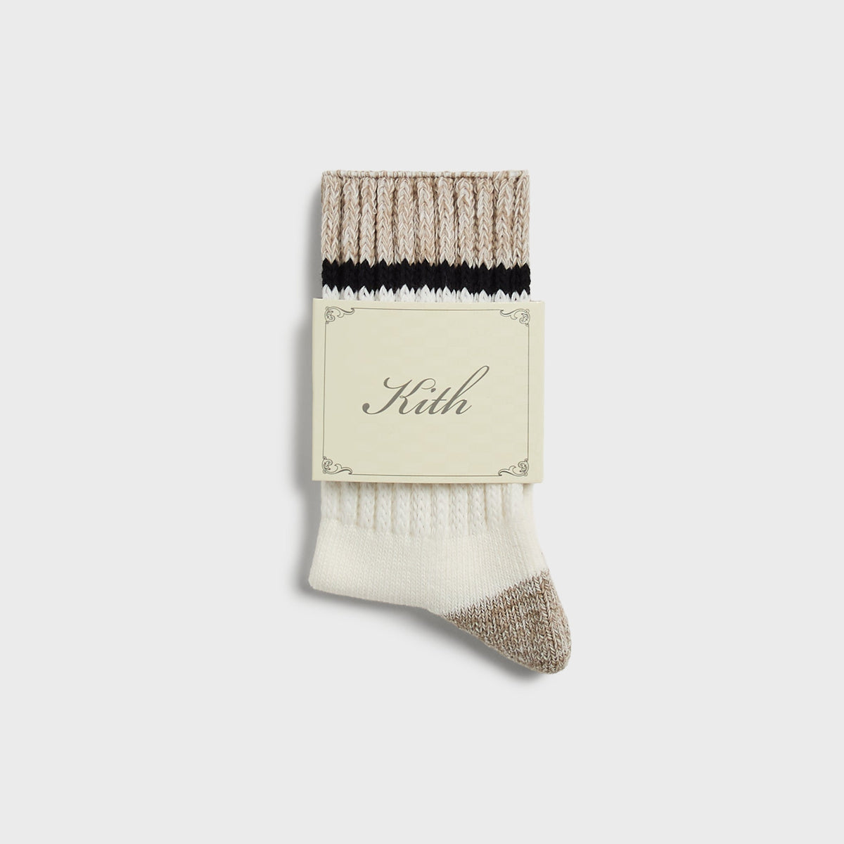 Kith Chunky Cotton Crew Socks - Sandrift