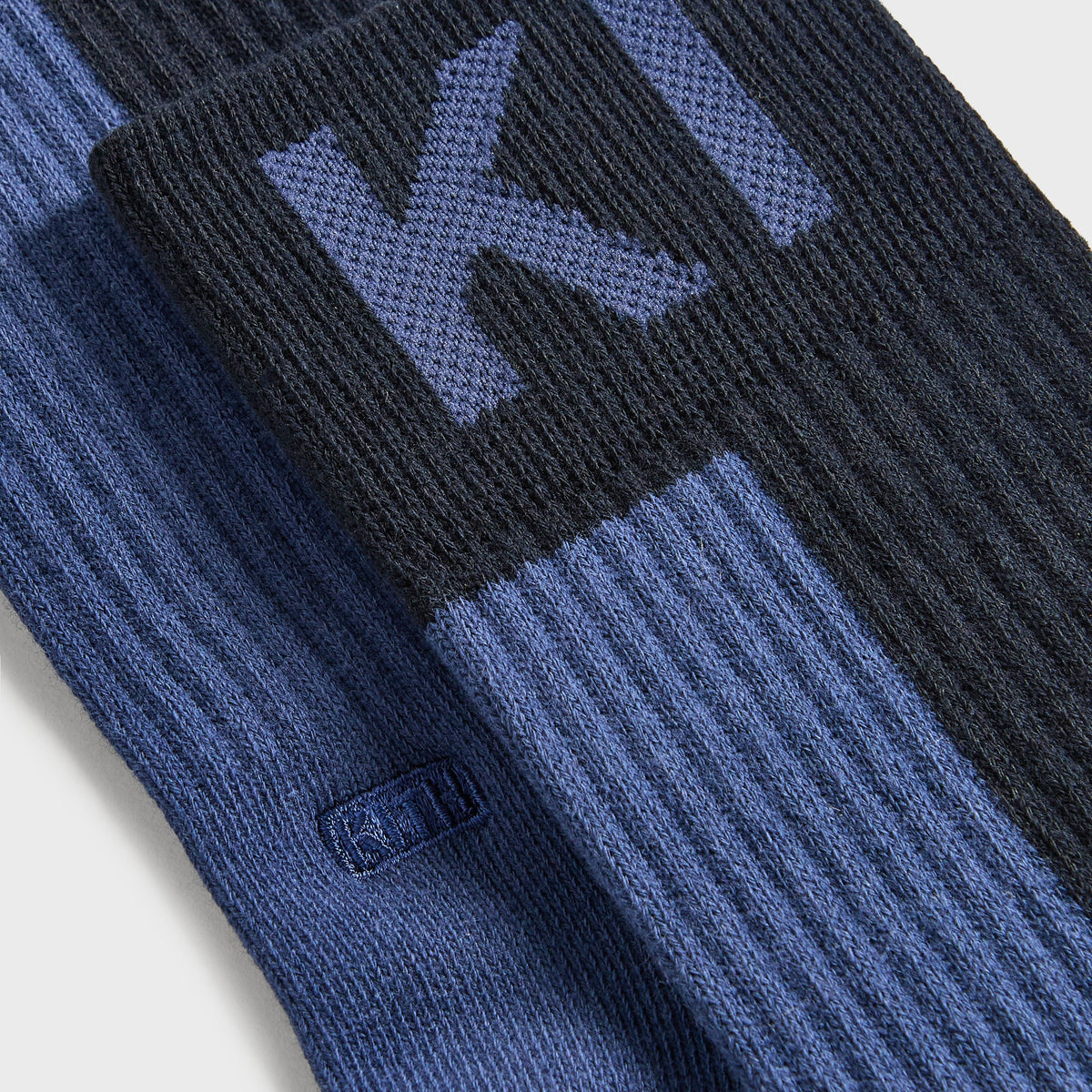 Kith Blocked Classic 3-Pack Cotton Crew Socks - Multi