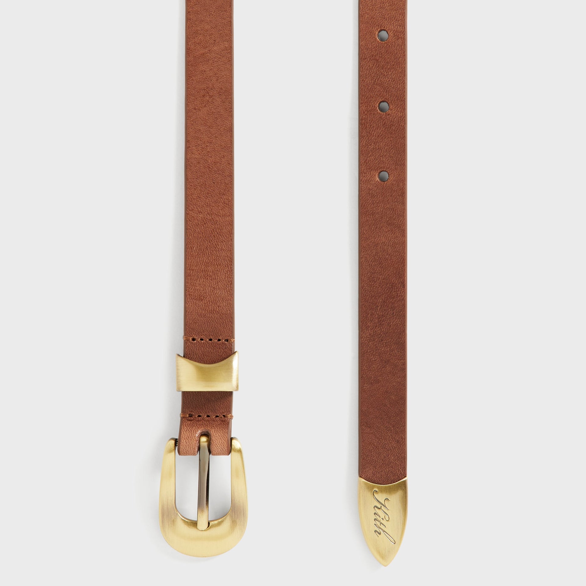 Kith Western Smooth Leather Belt  - Zoom