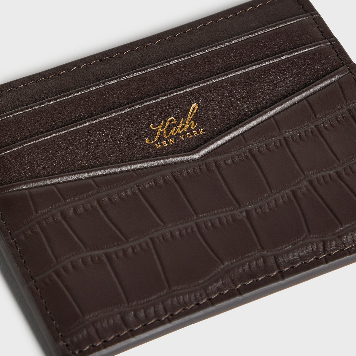 Kith Croc Debossed Cardholder - Studio