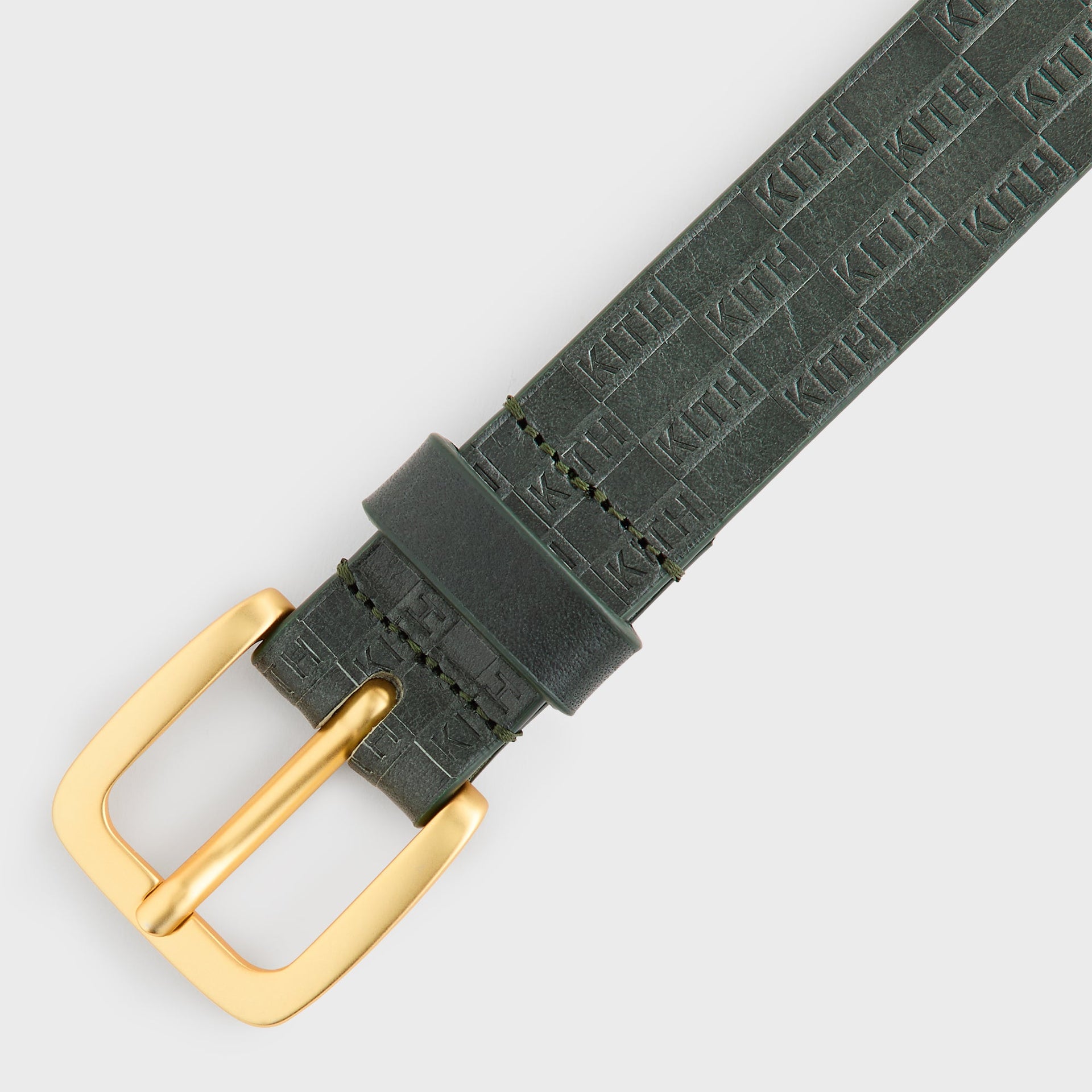Kith Monogram Vachetta Leather Belt - Equestrian