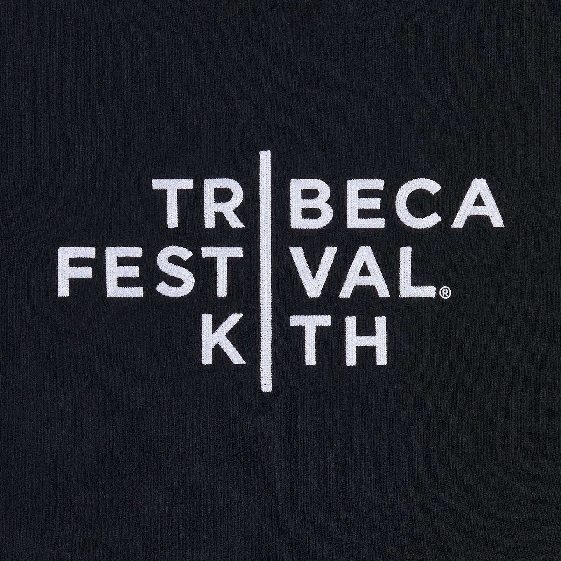 Kith for Tribeca Festival Logo Lockup Nelson Crewneck - Black