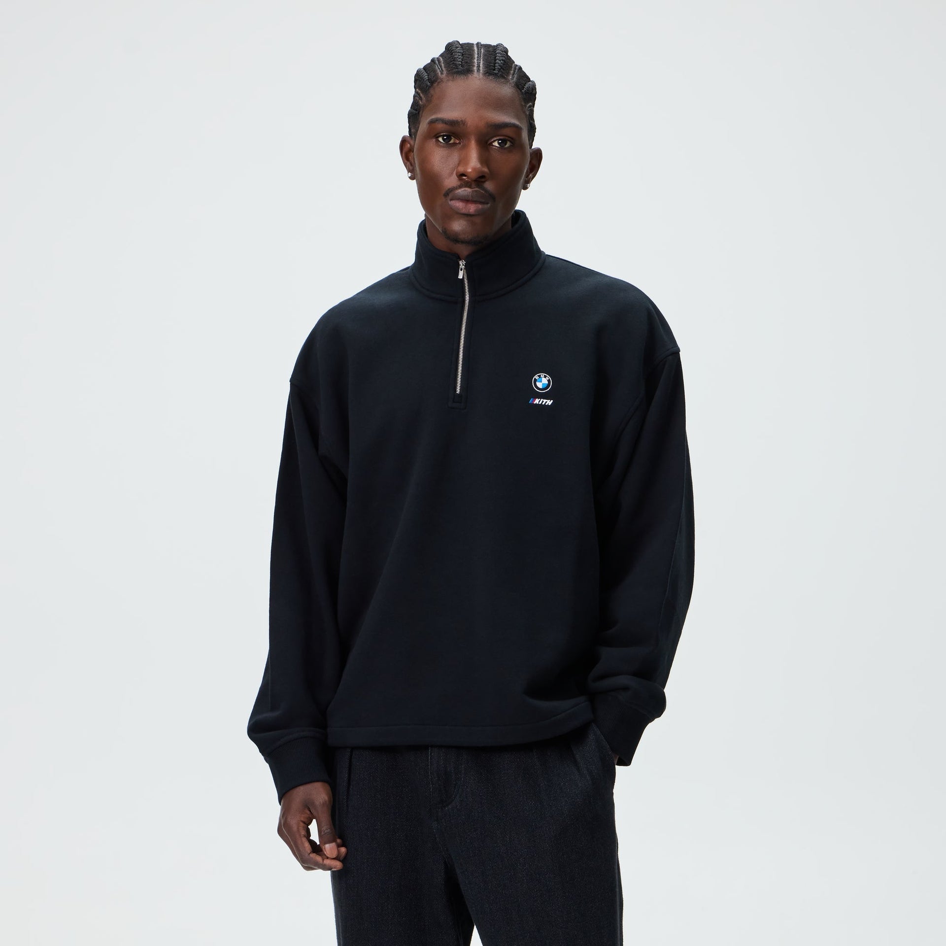 Kith for BMW Nelson Quarter Zip - Black - PH