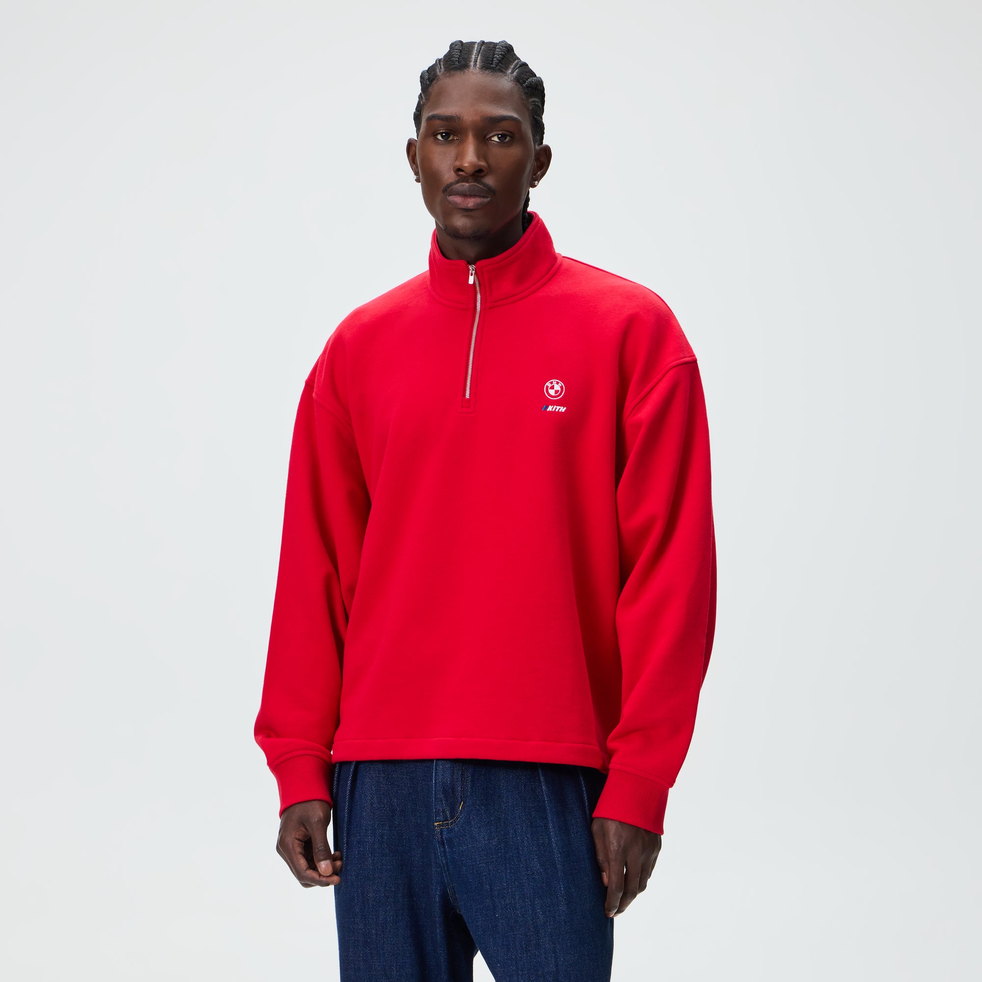 Kith for BMW Nelson Quarter Zip - Cinnabar – Kith Canada