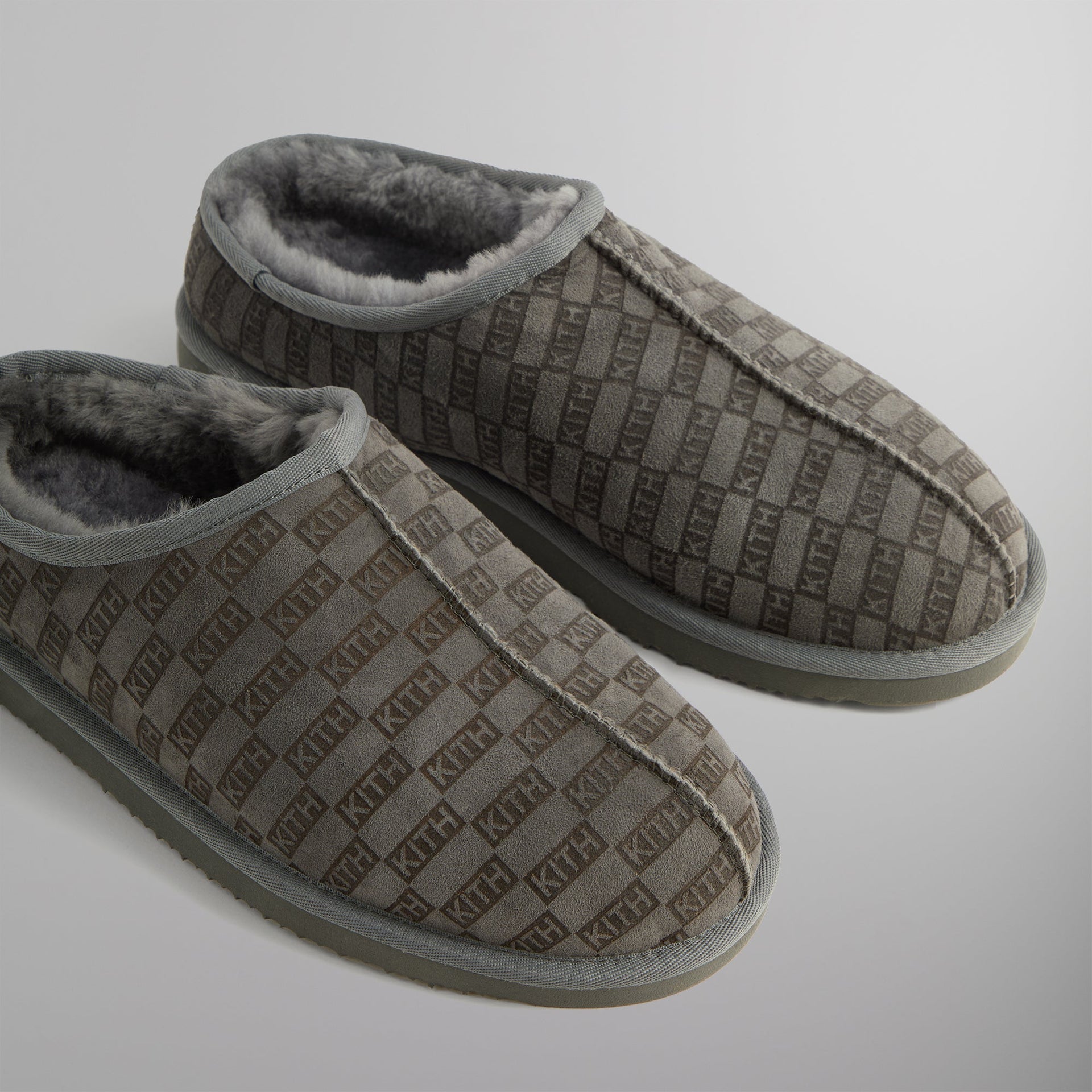 Kith Monogram Shearling Slippers - Idea PH
