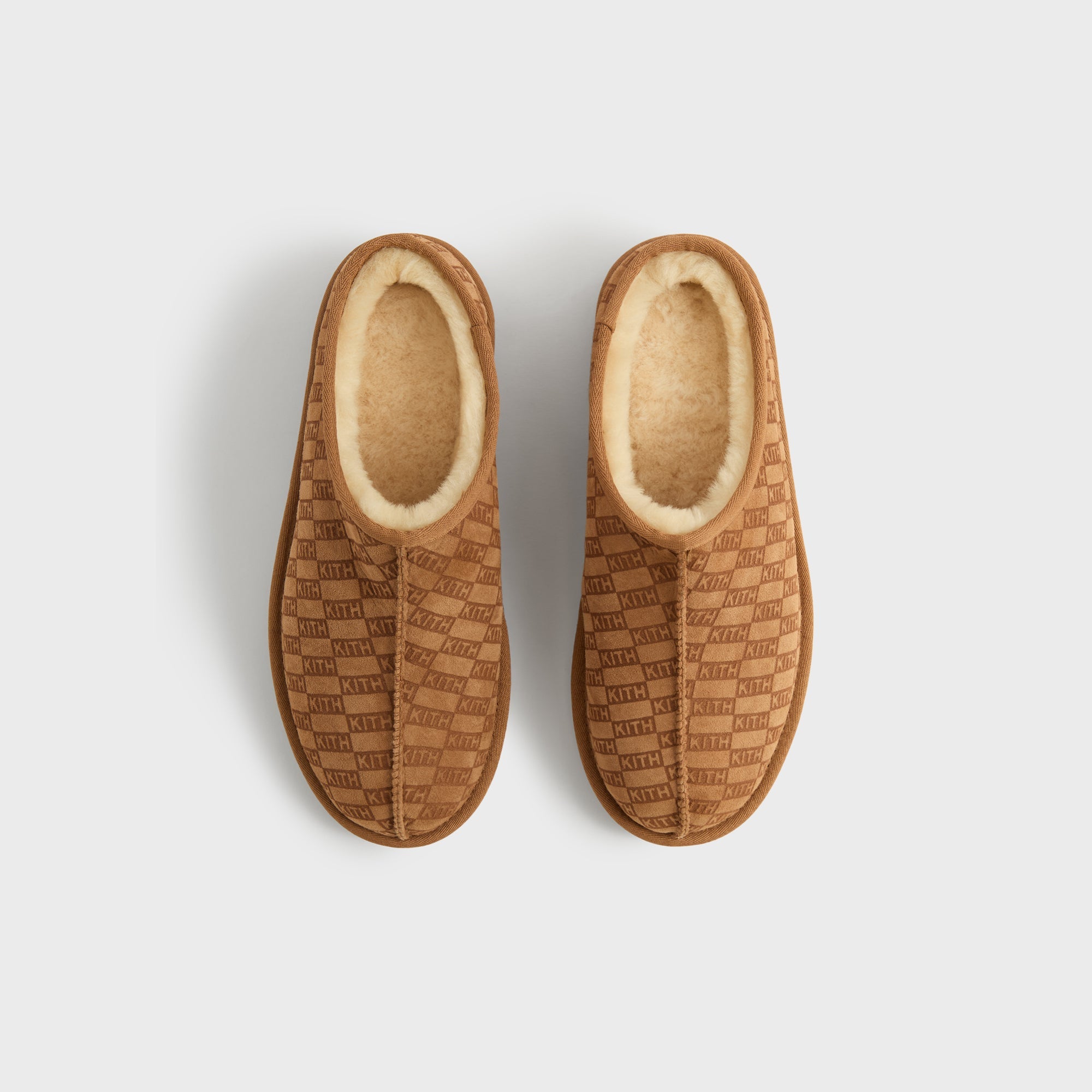 Kith Monogram Shearling Slippers - Loft – Kith Canada