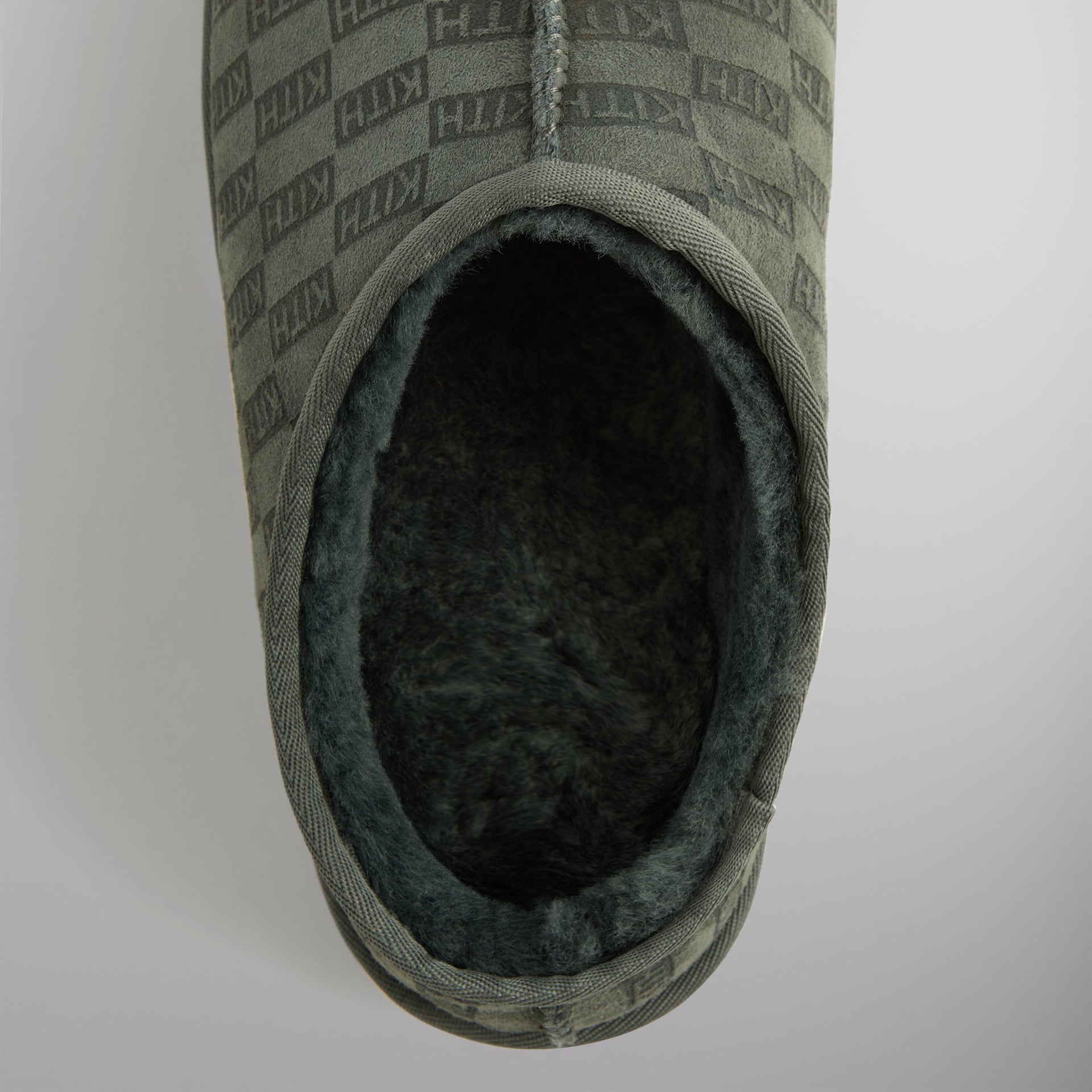 Kith Monogram Shearling Slippers - Stadium