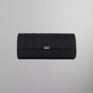 Kithmas Monogram 3 Watch Roll - Black