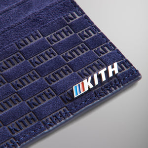 Kith for BMW Monogram Suede Card Holder - Techno Violet