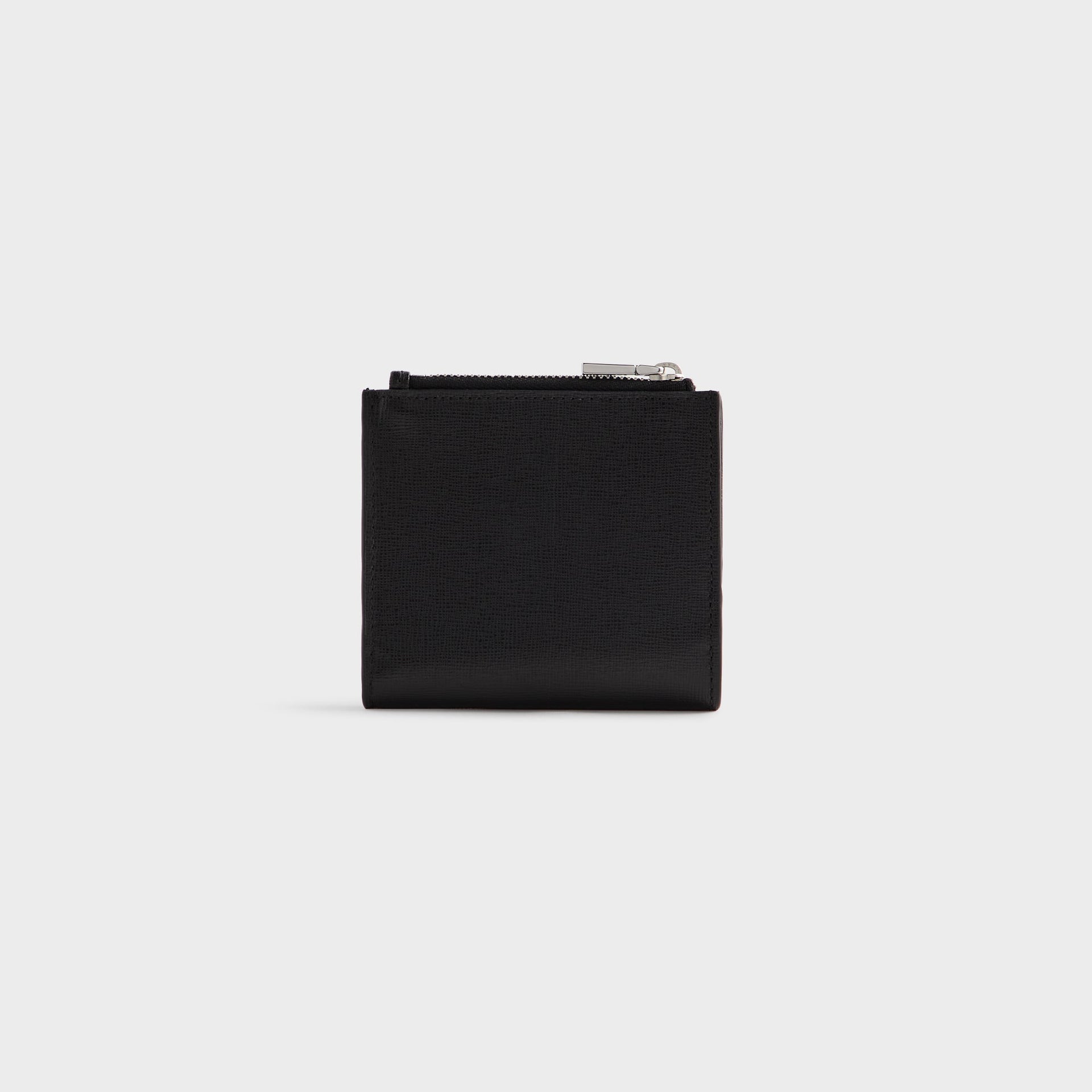 Kithmas Saffiano Leather Snap Wallet - Black - PH