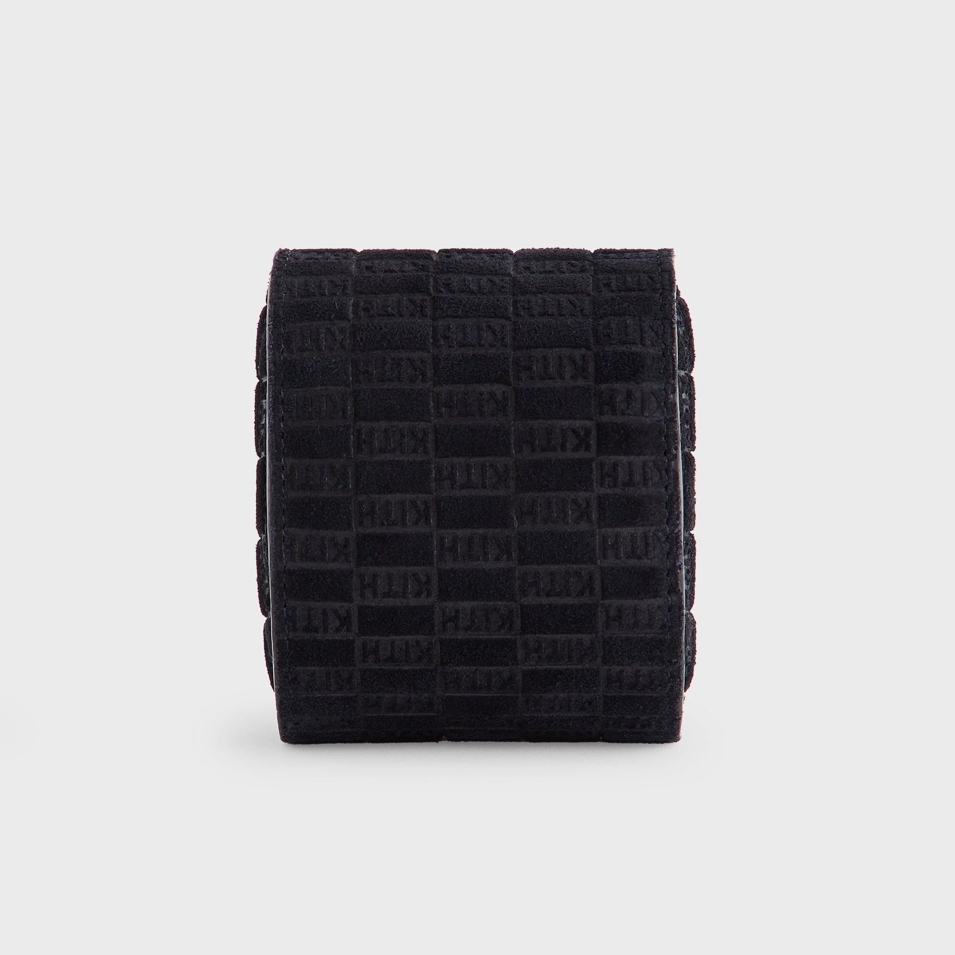 Kithmas Monogram Suede Leather Single Watch Roll - Black - PH