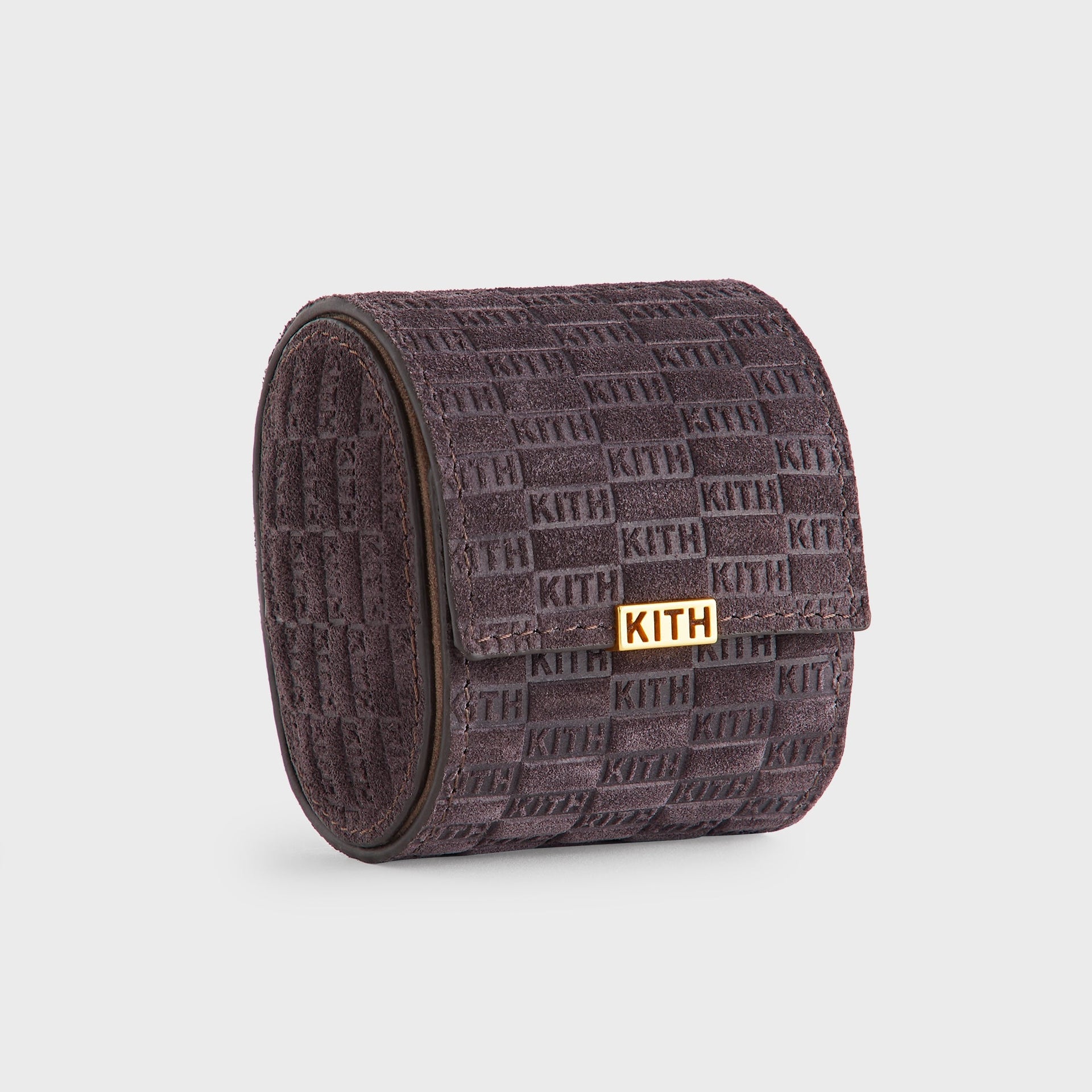 Kithmas Monogram Suede Leather Single Watch Roll - Incognito - PH
