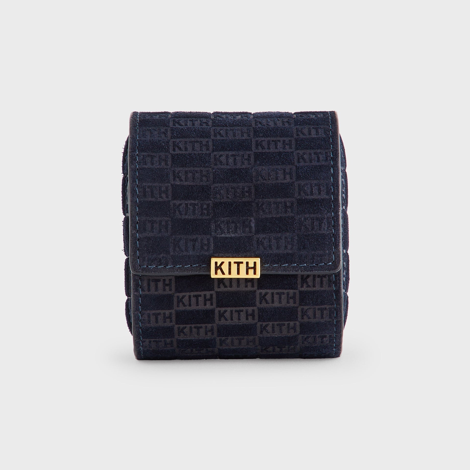 Kithmas Monogram Suede Leather Single Watch Roll - Ink - PH