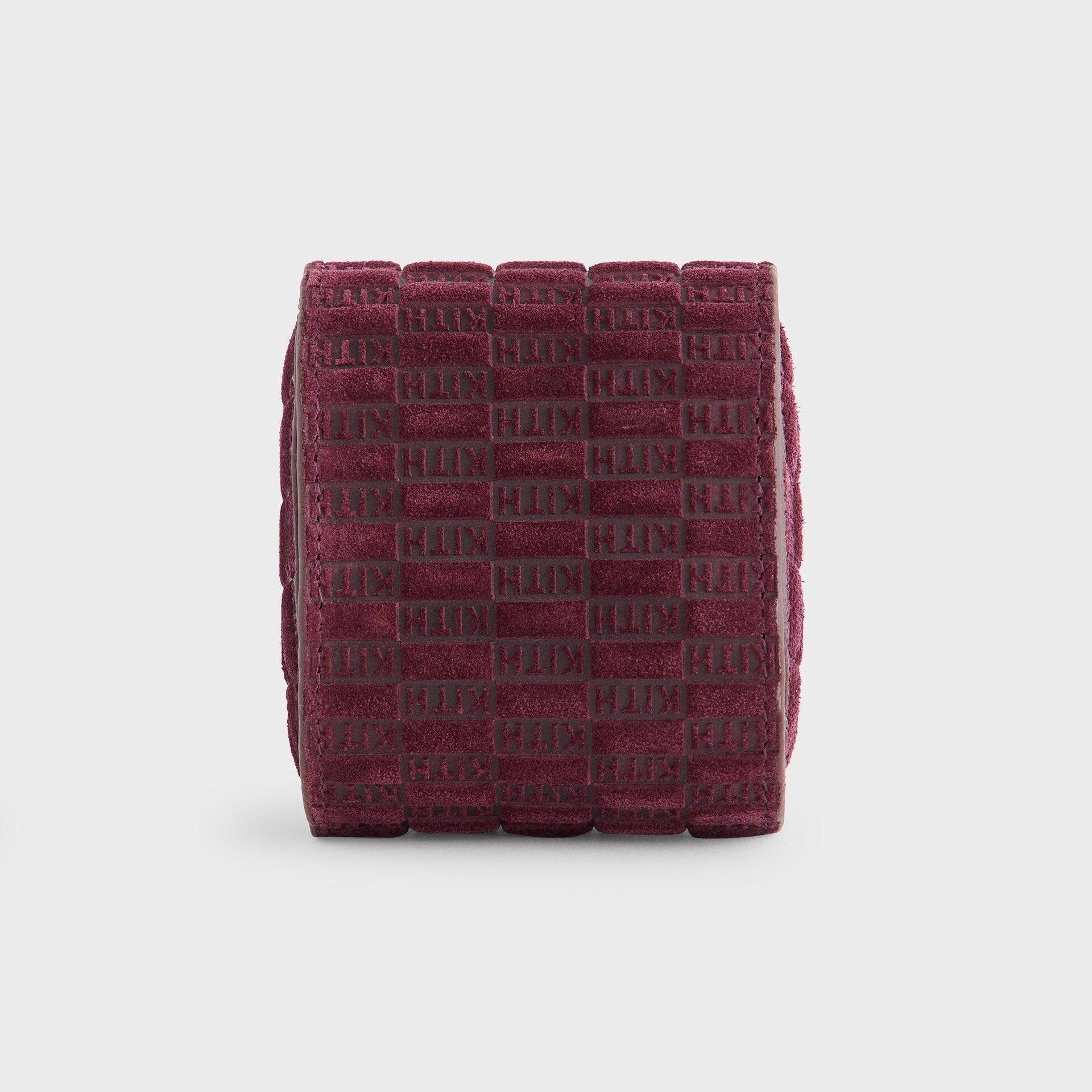 Kithmas Monogram Suede Leather Single Watch Roll - Magma - PH