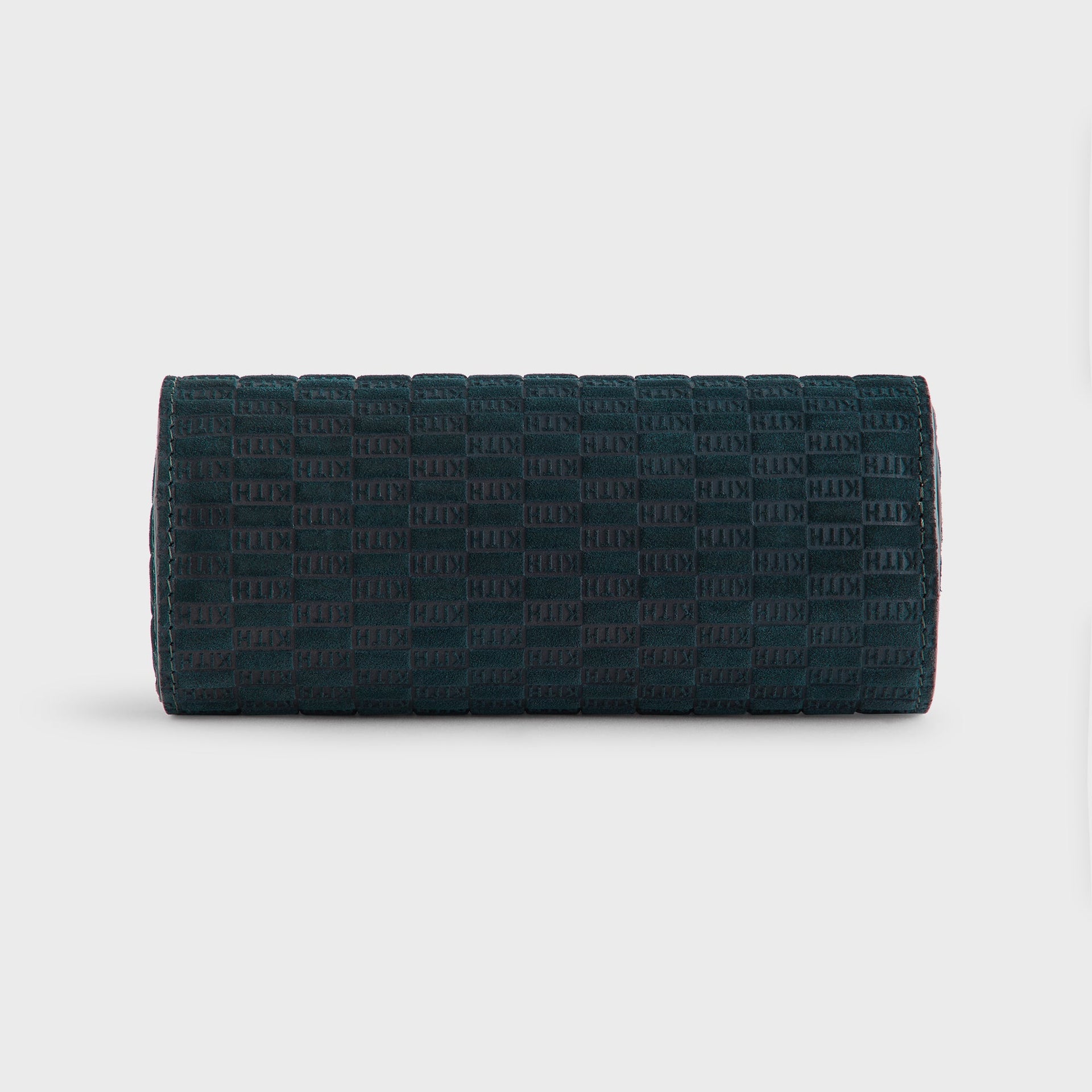 Kithmas Monogram Suede Leather 3-Watch Roll - Stadium