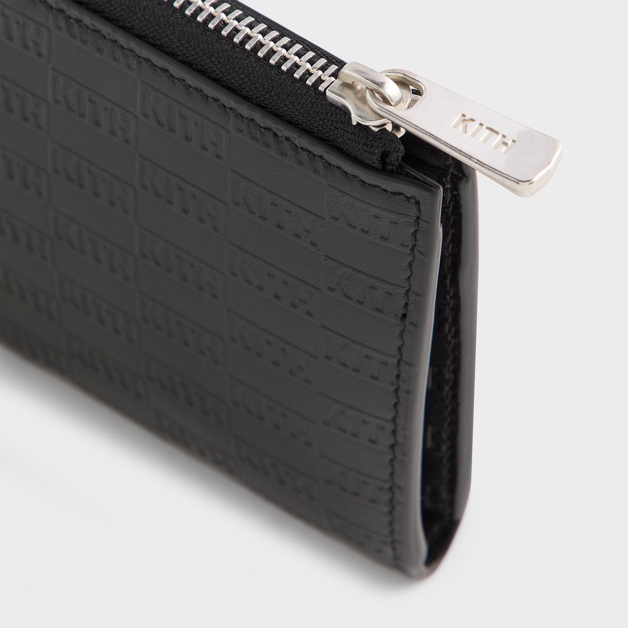 Kith Monogram Vachetta Zip Wallet - Black – Kith Canada