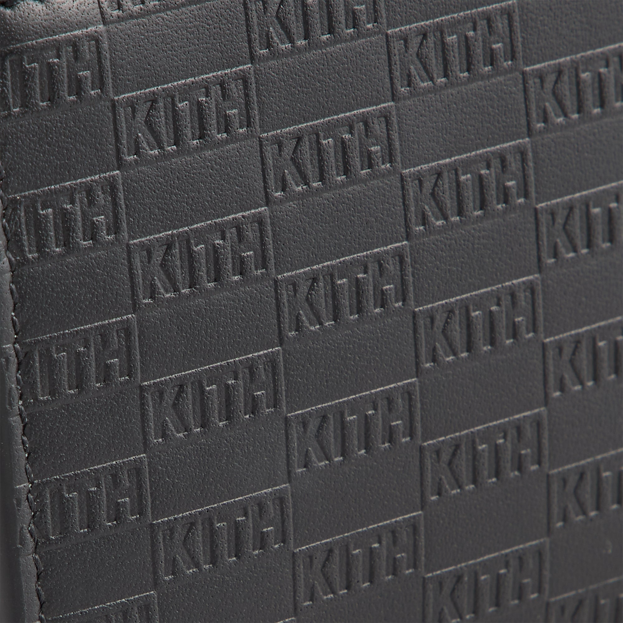 Kith Monogram Vachetta Zip Wallet - Black – Kith Canada