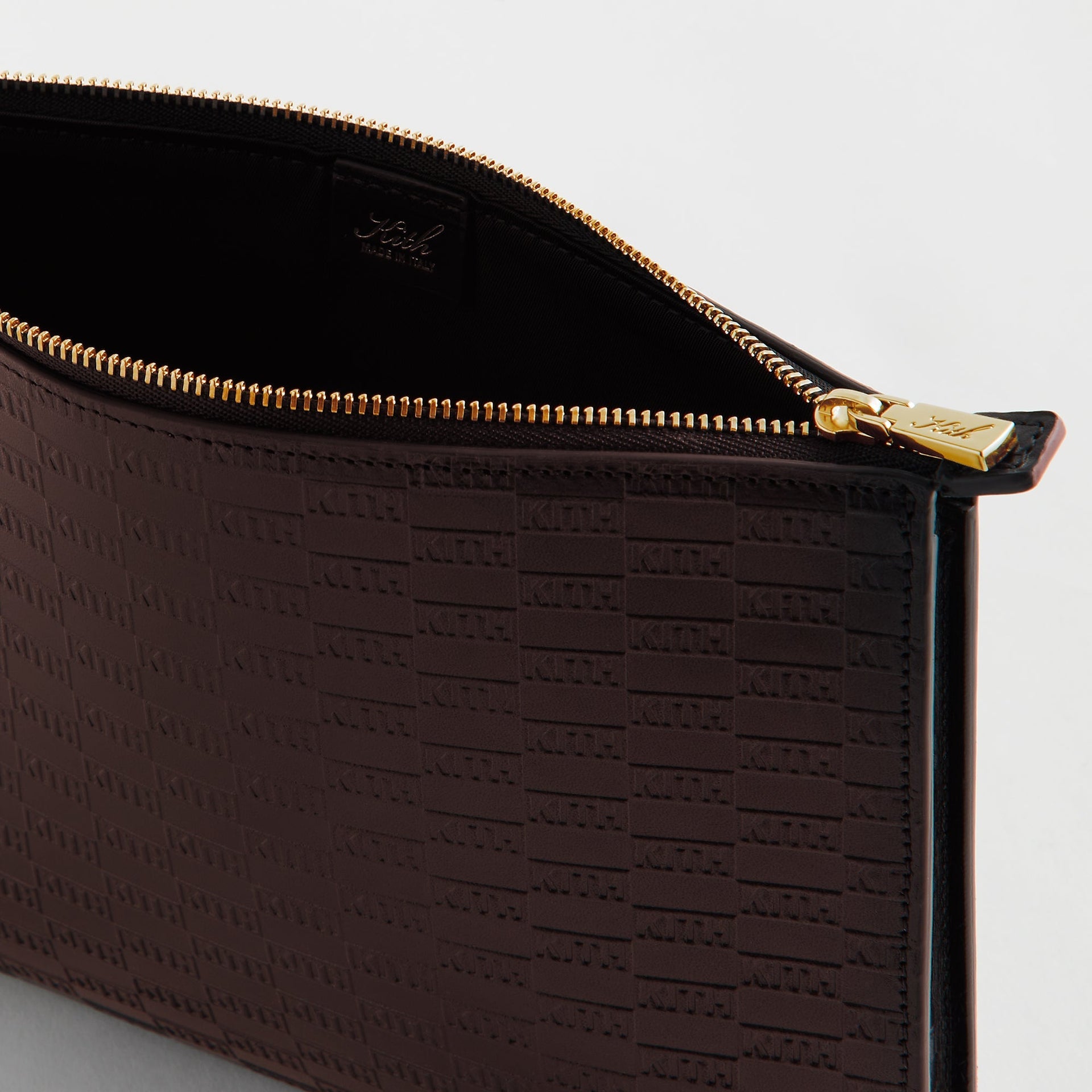 Kithmas Monogram Vachetta Leather Zip Pouch - Incognito - PH