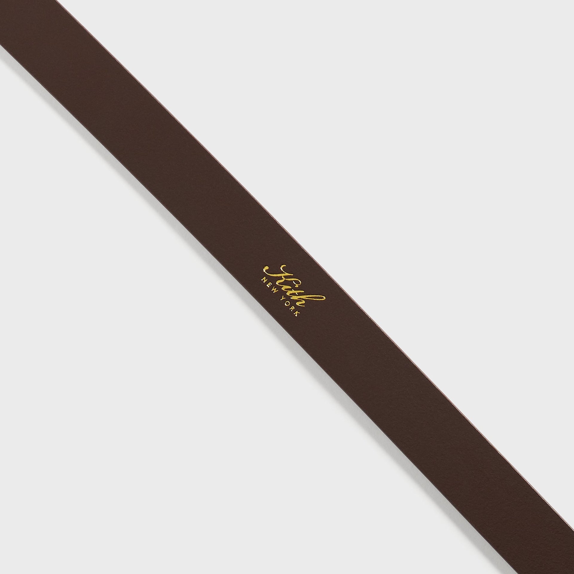 Kith New York Plaque Belt - Walnut