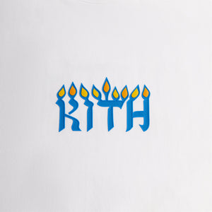 Kith Treats Hanukkah Menorah Tee - White