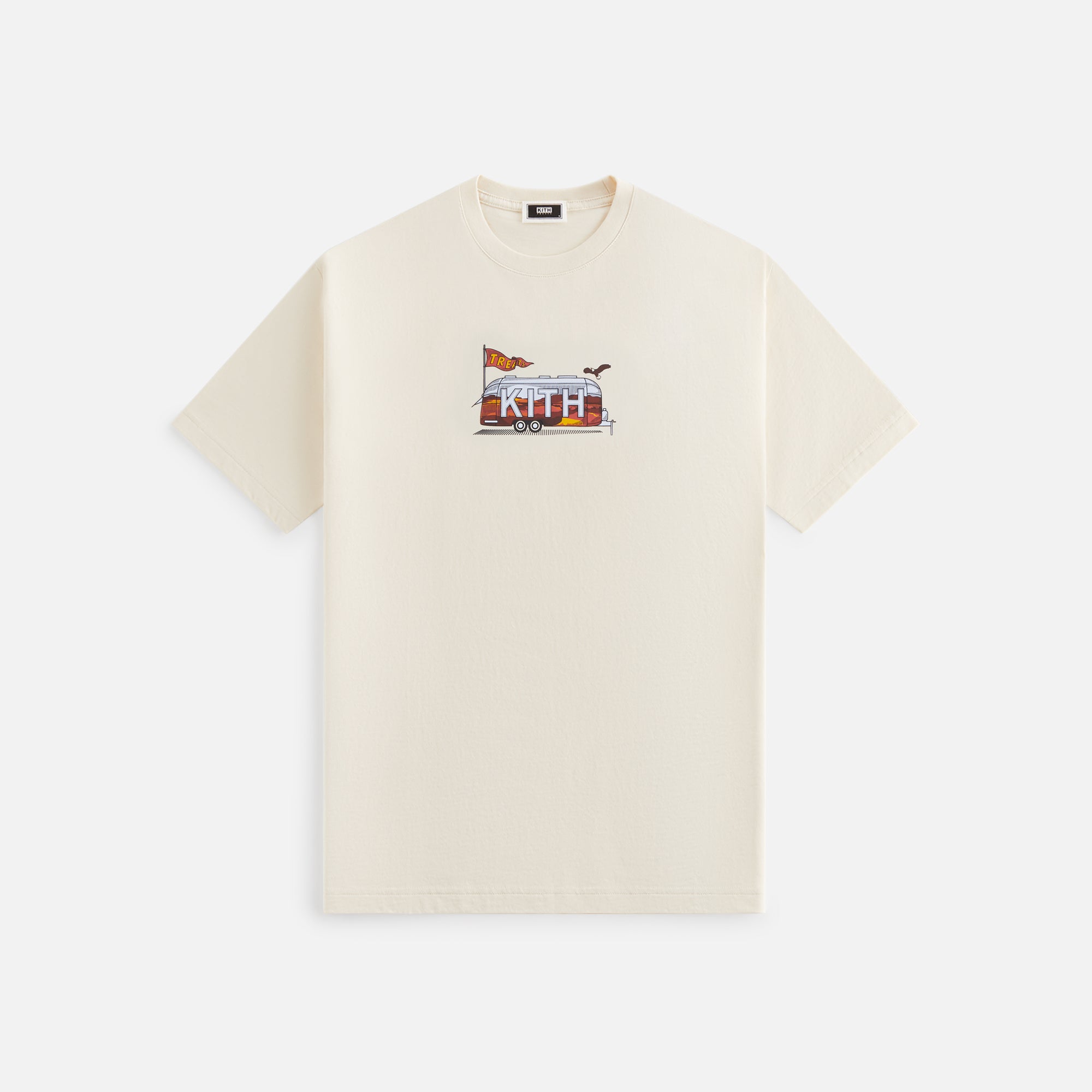 Kith Treats Waffle Vintage Long Sleeve Tee - White – Kith Canada